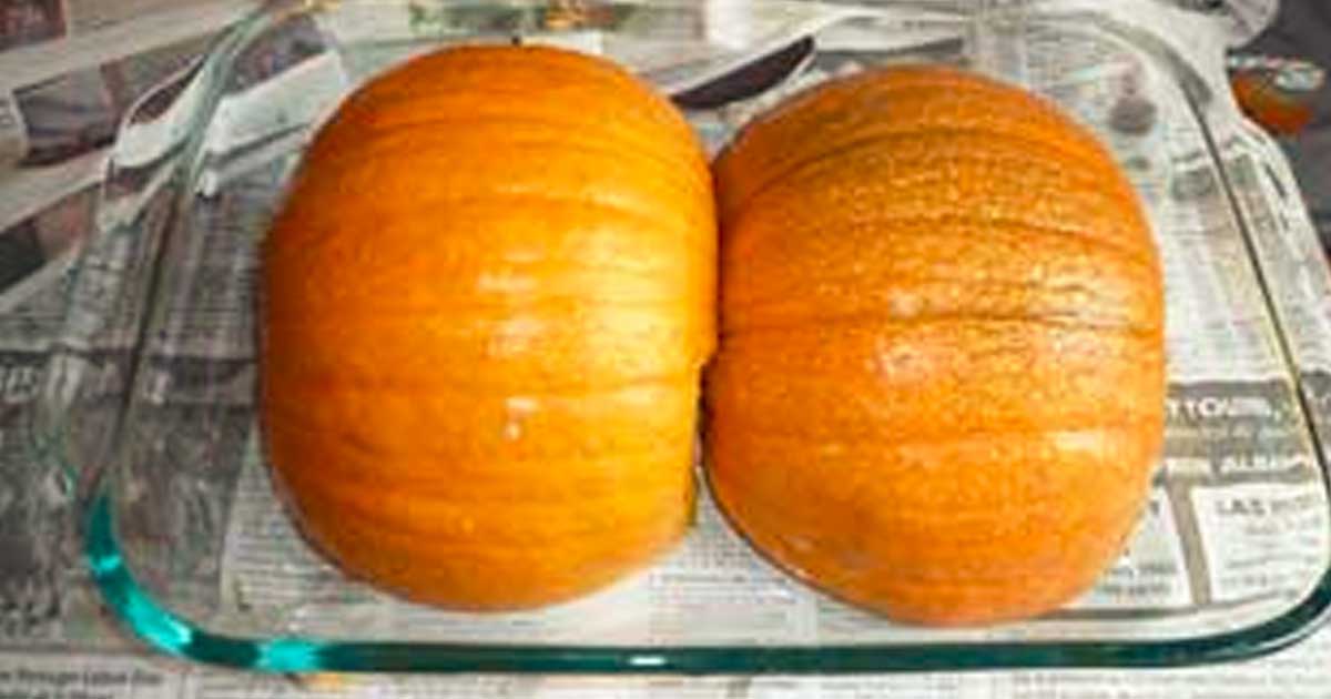 Roasting a Pumpkin with Messy Organic Mum Recipe