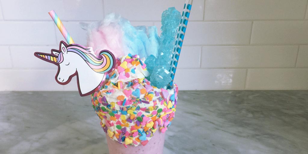 unicorn milkshake