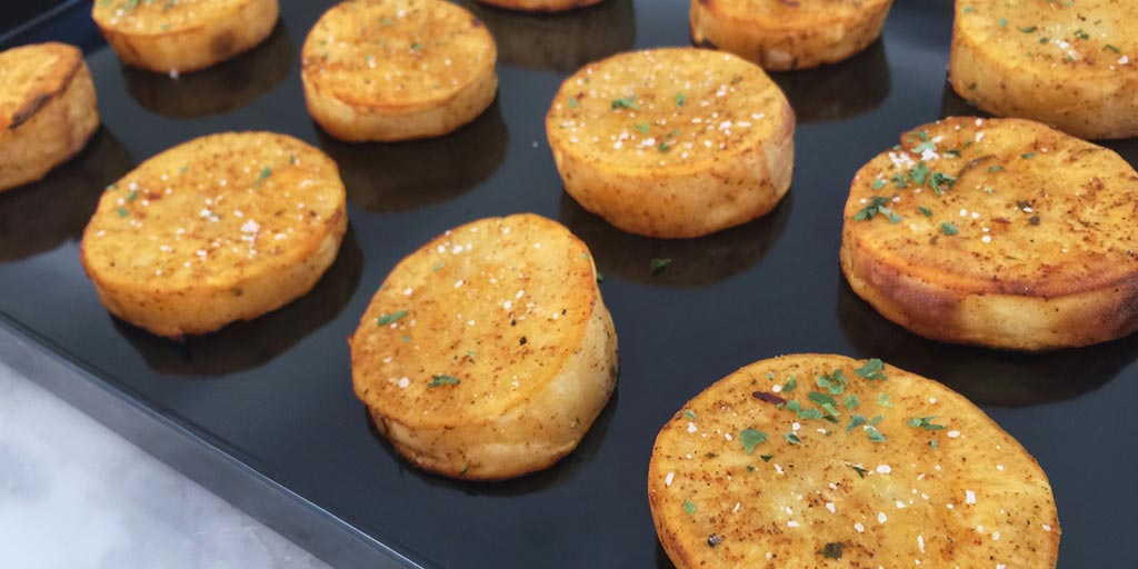 Roasted Sweet Potato Rounds Recipe