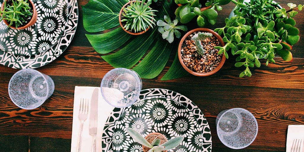 Patio Party Tablescape