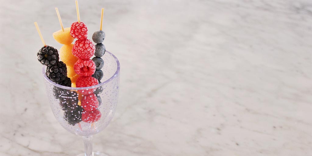 Frozen Fruit Swizzle Sticks