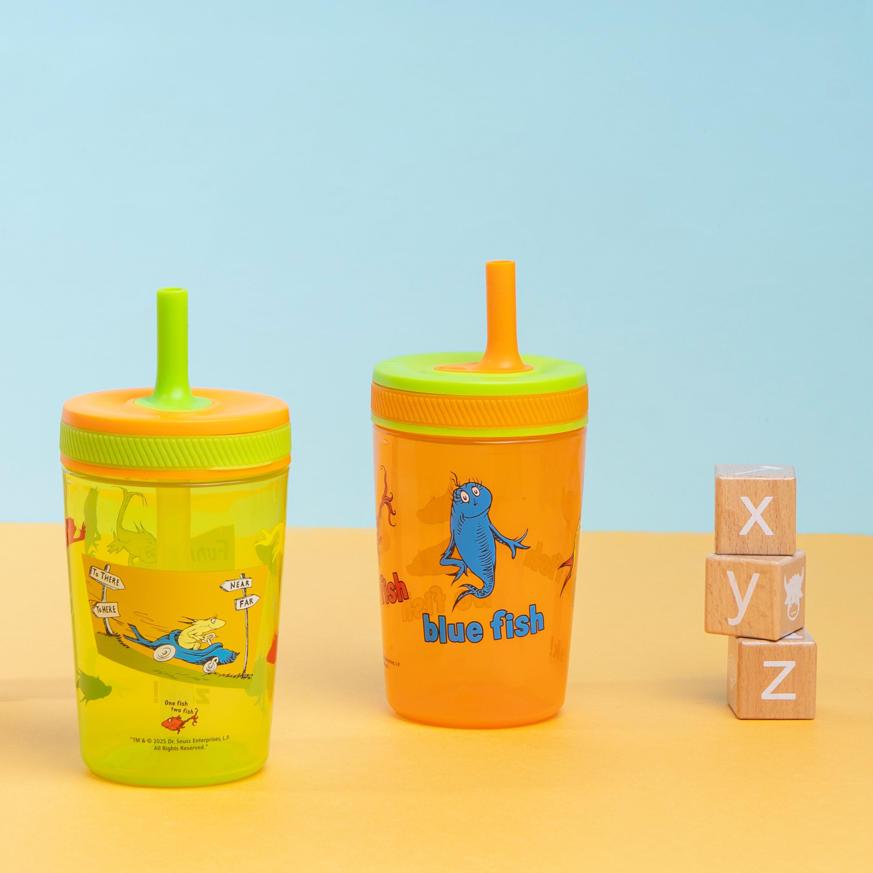 Leakproof Kids Tumblers - Dr. Seuss One Fish, 15 oz. – zak.com