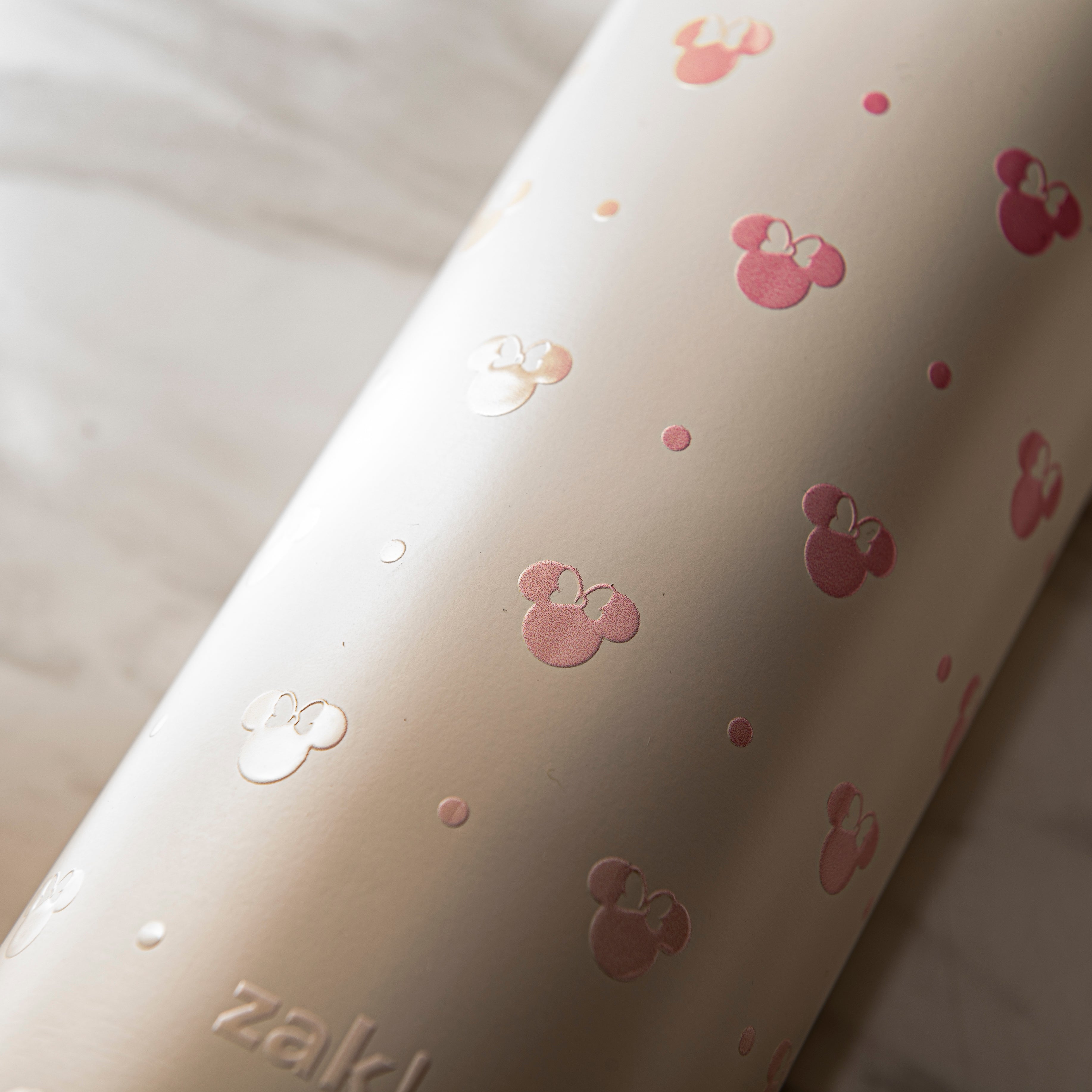 Harmony Stainless Steel Water Bottle with Flip-Up Straw Spout - Minnie Mouse, 32 ounces 3D Art