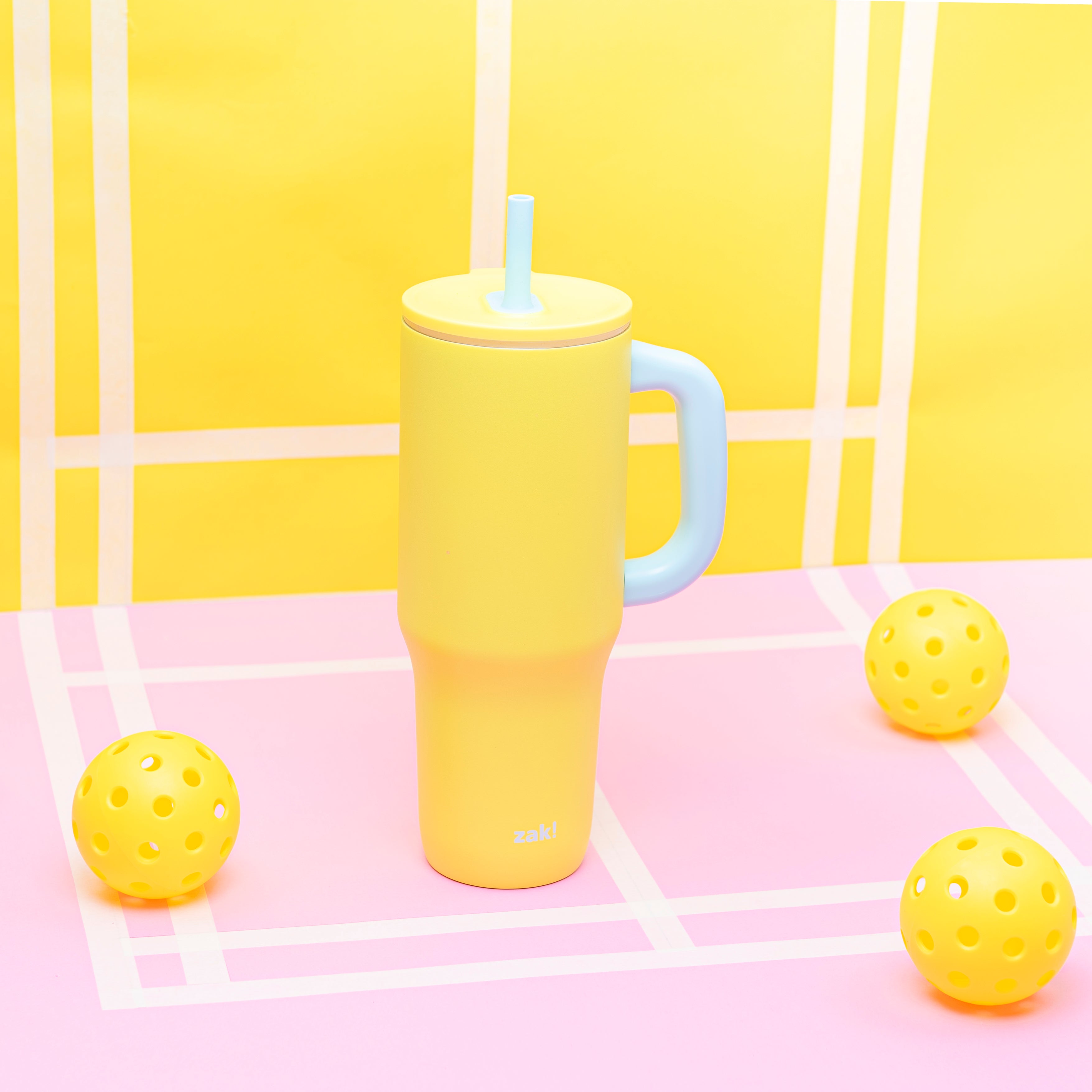 Sutton Insulated Straw Tumbler Shine Bright - Sunflower, 40 ounces