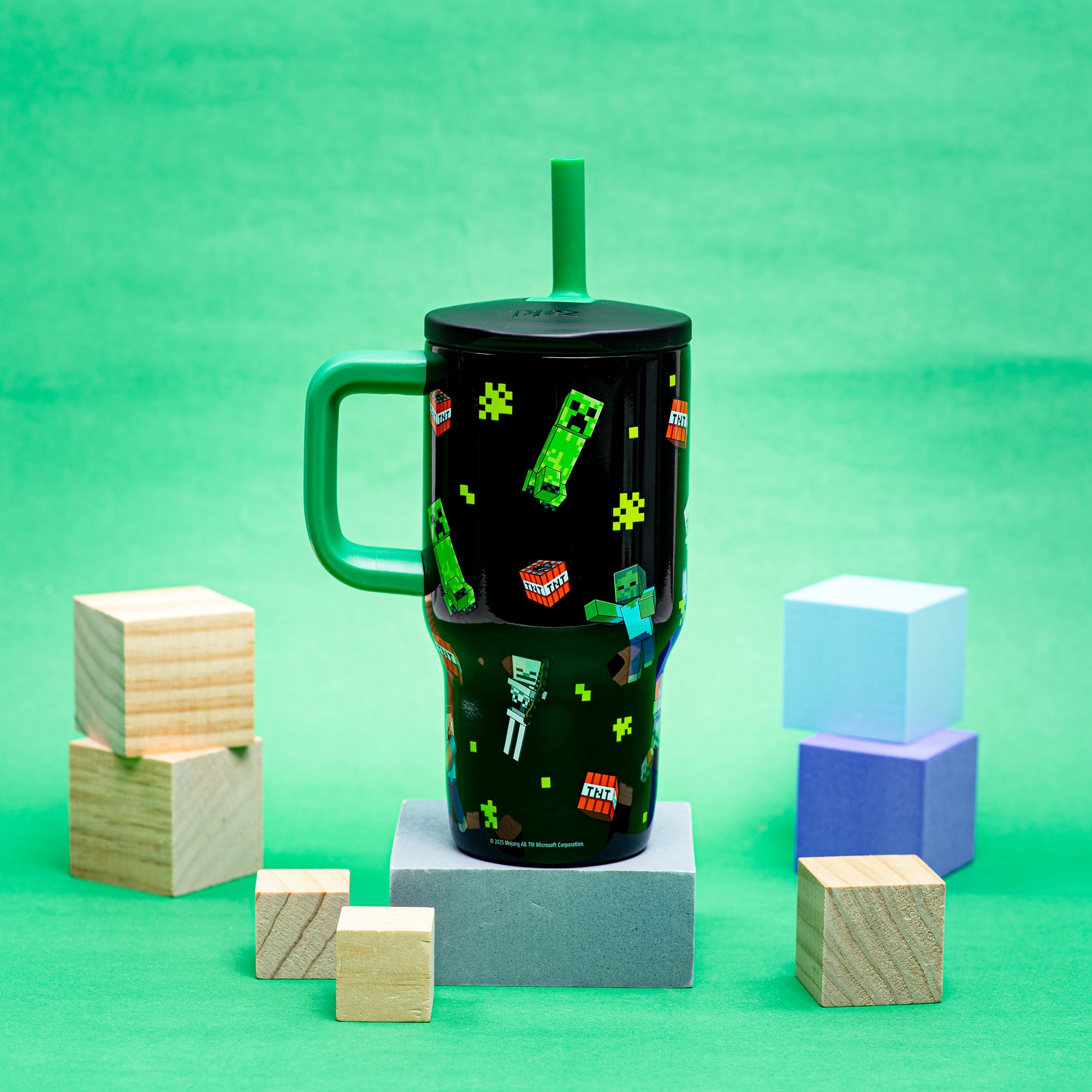 Fairway Kids Insulated Straw Tumbler - Minecraft, 16 ounces