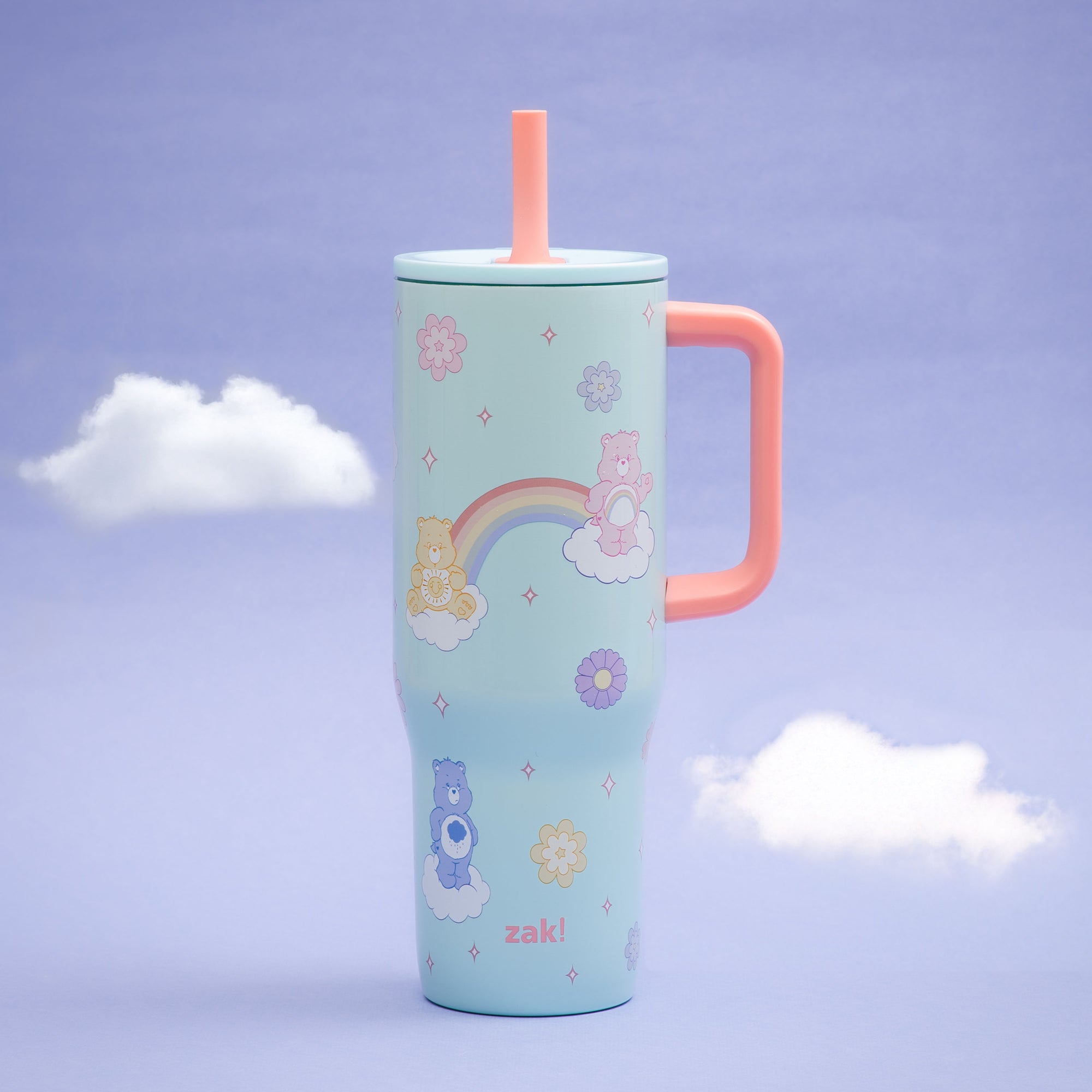 Sutton Insulated Straw Tumbler with Splash-Proof Lid - Care Bears, 30 ounces