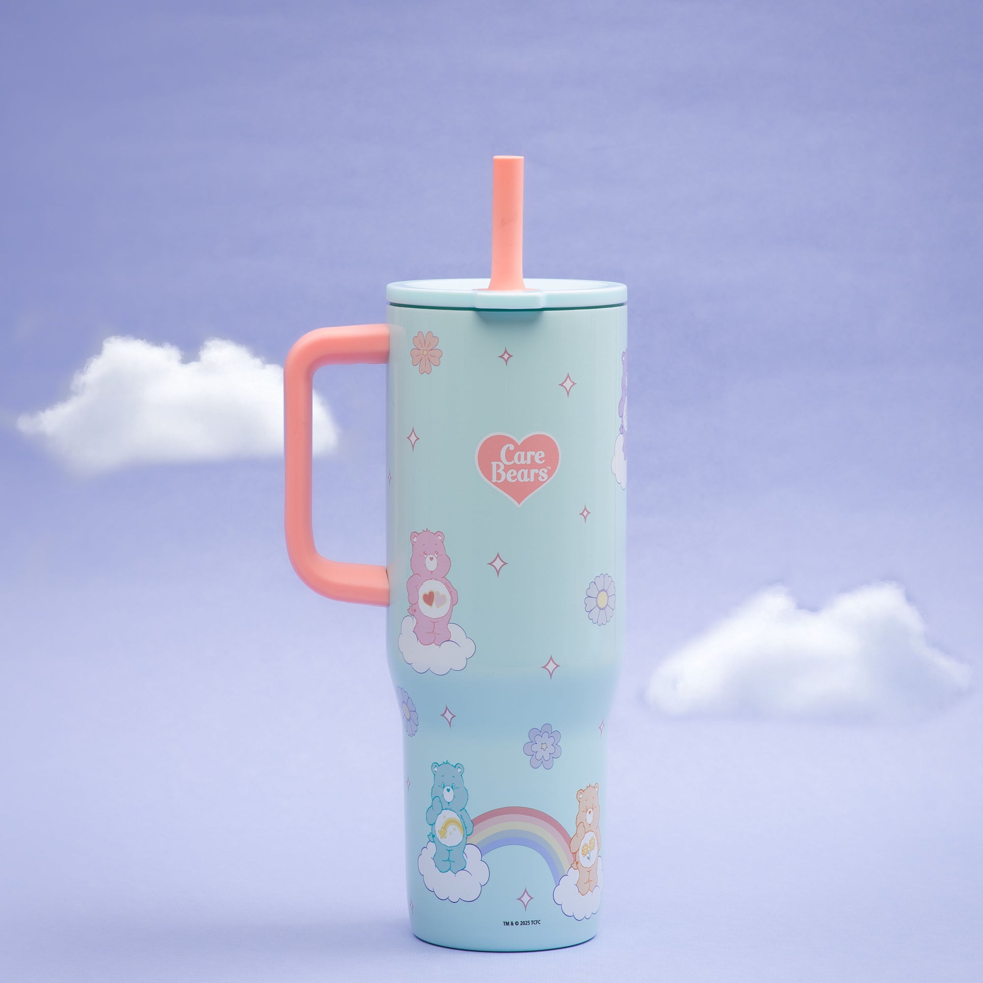 Sutton Insulated Straw Tumbler with Splash-Proof Lid - Care Bears, 30 ounces