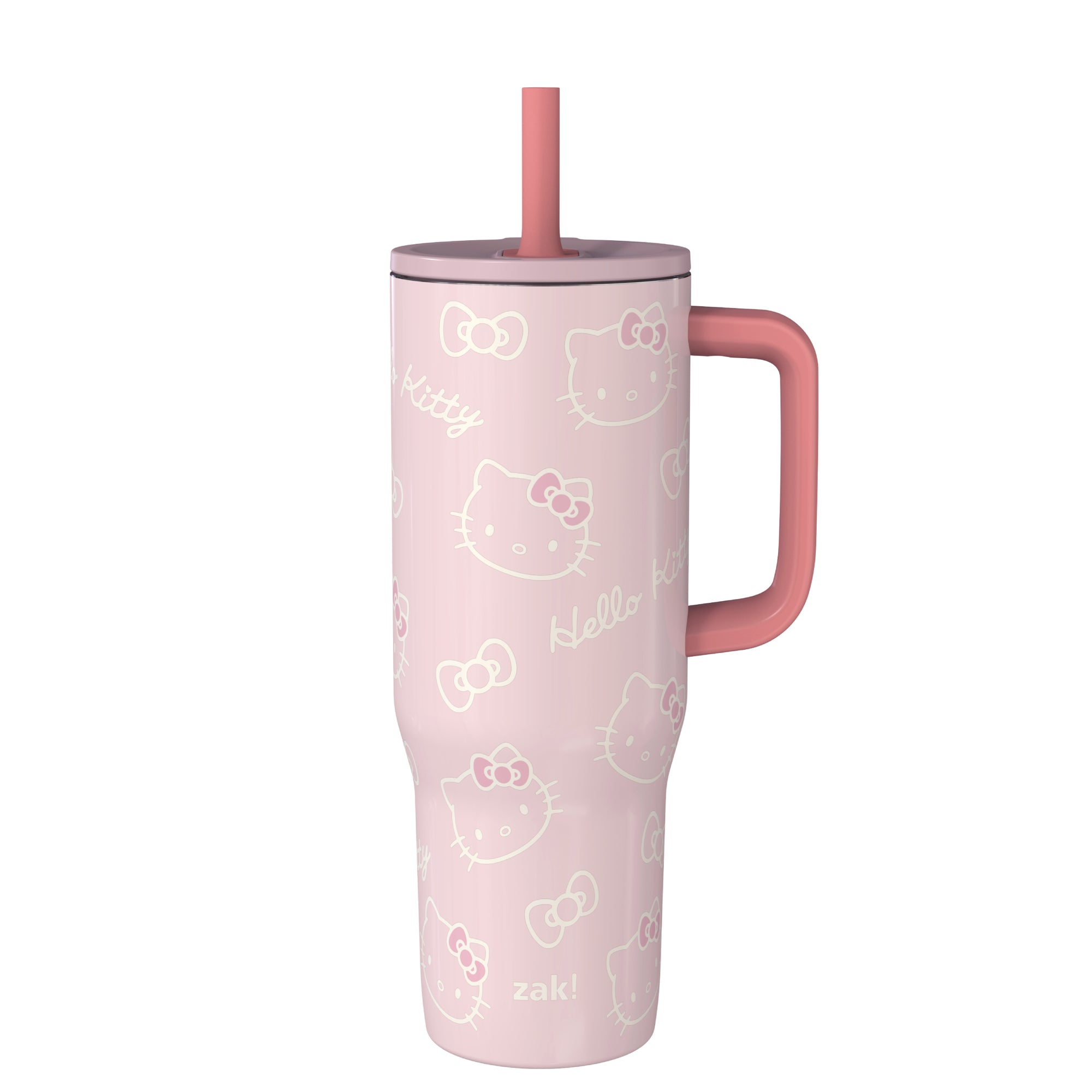 Sutton Insulated Straw Tumbler with Splash-Proof Lid - Hello Kitty, 30 ounces