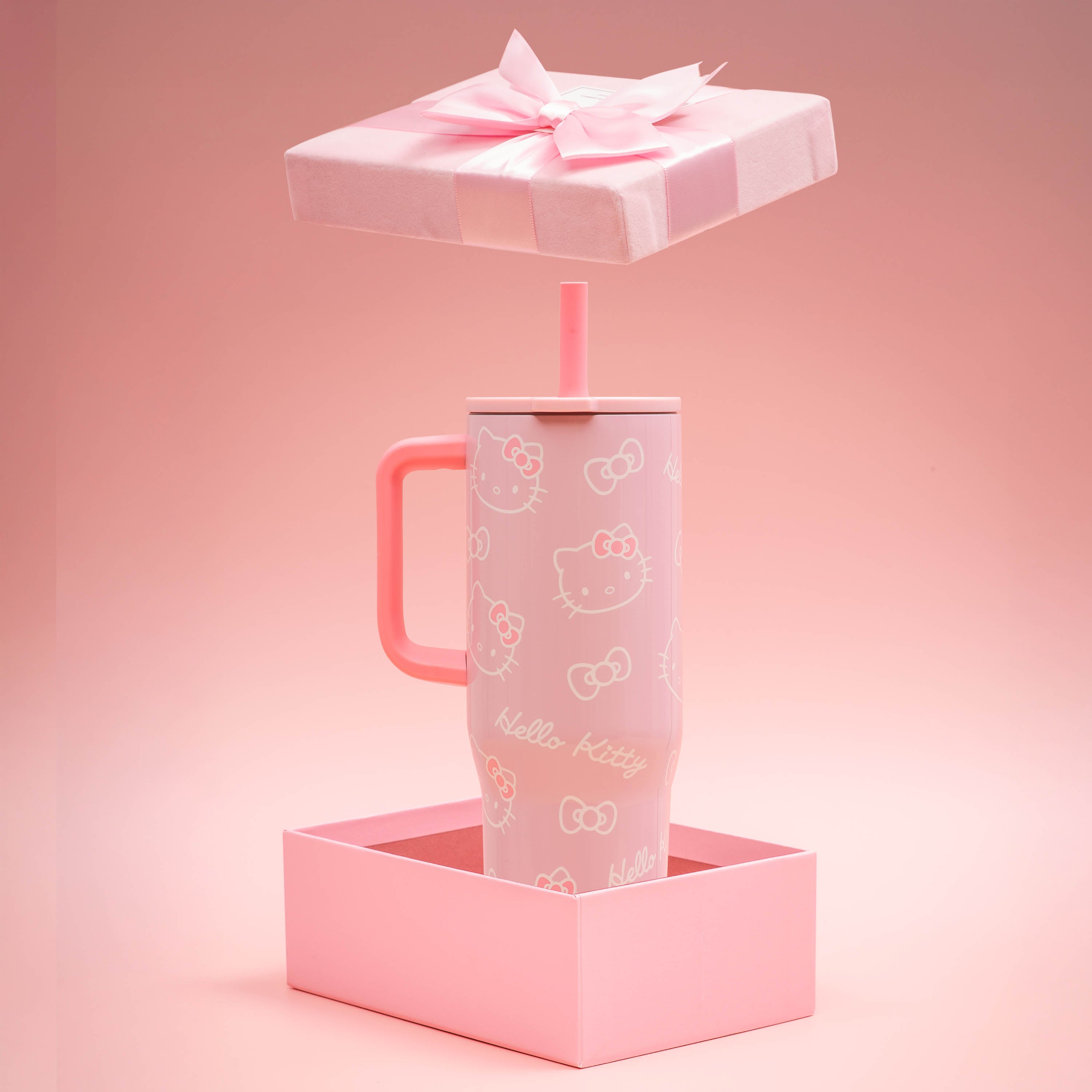 Sutton Insulated Straw Tumbler with Splash-Proof Lid - Hello Kitty, 30 ounces