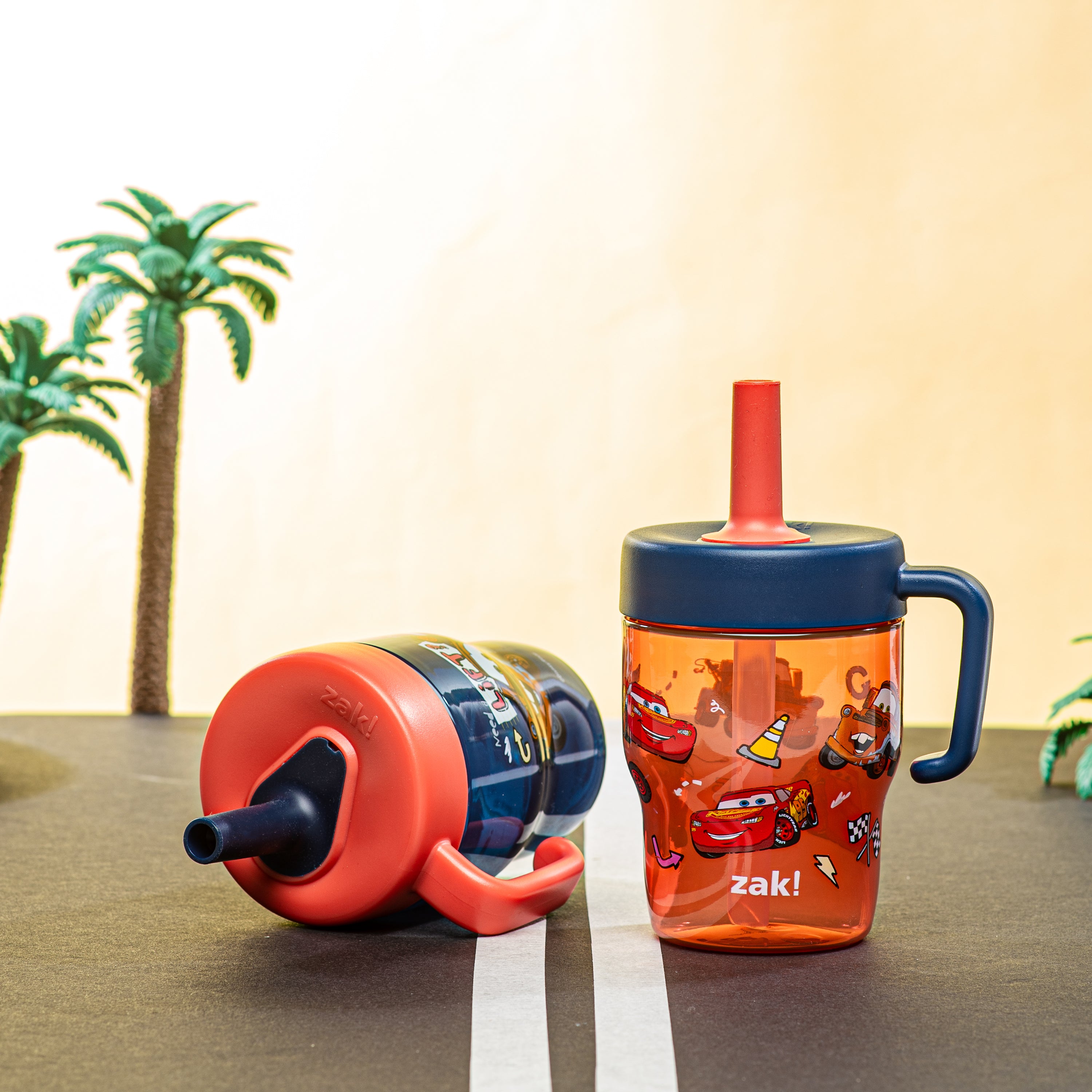 Disney Cars Capri Toddler Leak Proof Tumbler Set with Handle