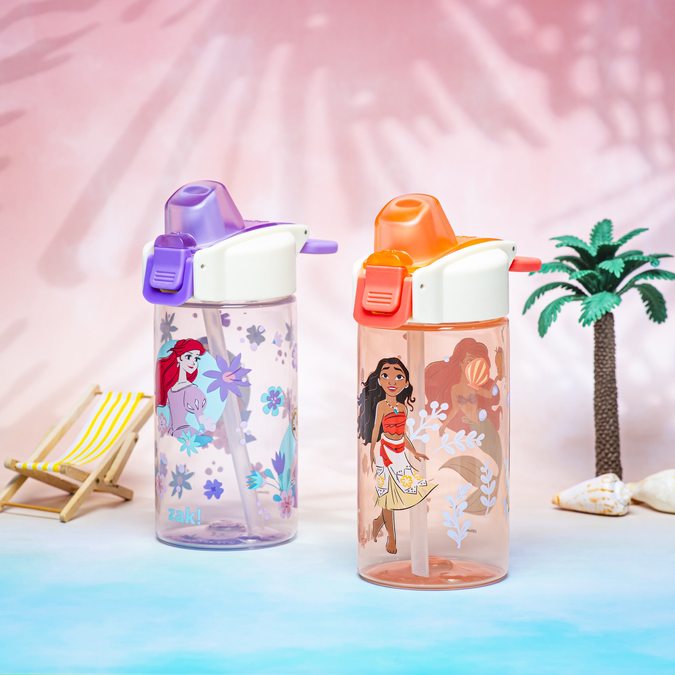 Disney Princess Jubilation Leak Proof Kids Water Bottle Set - 16 ounces