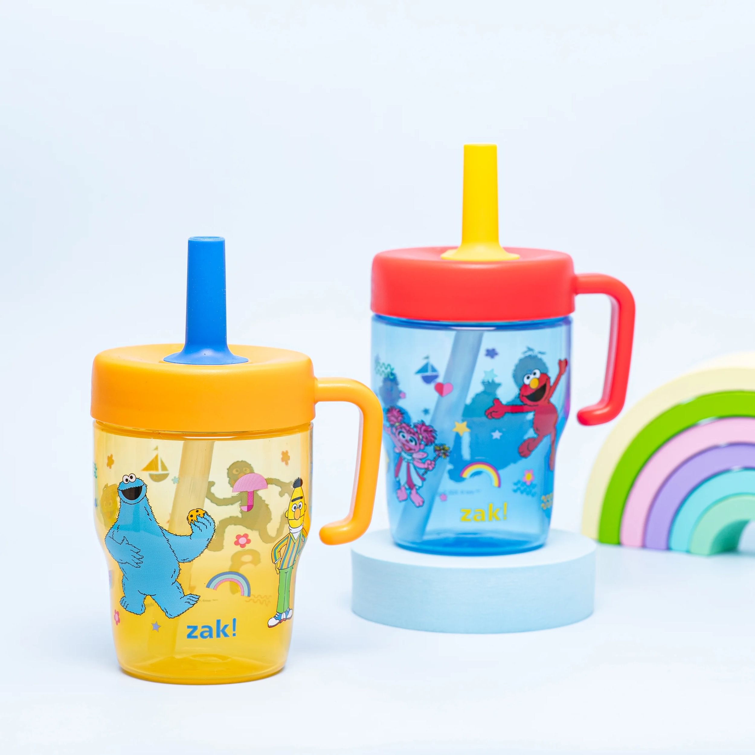 Sesame Street Capri Toddler Leak Proof Tumbler Set with Handle