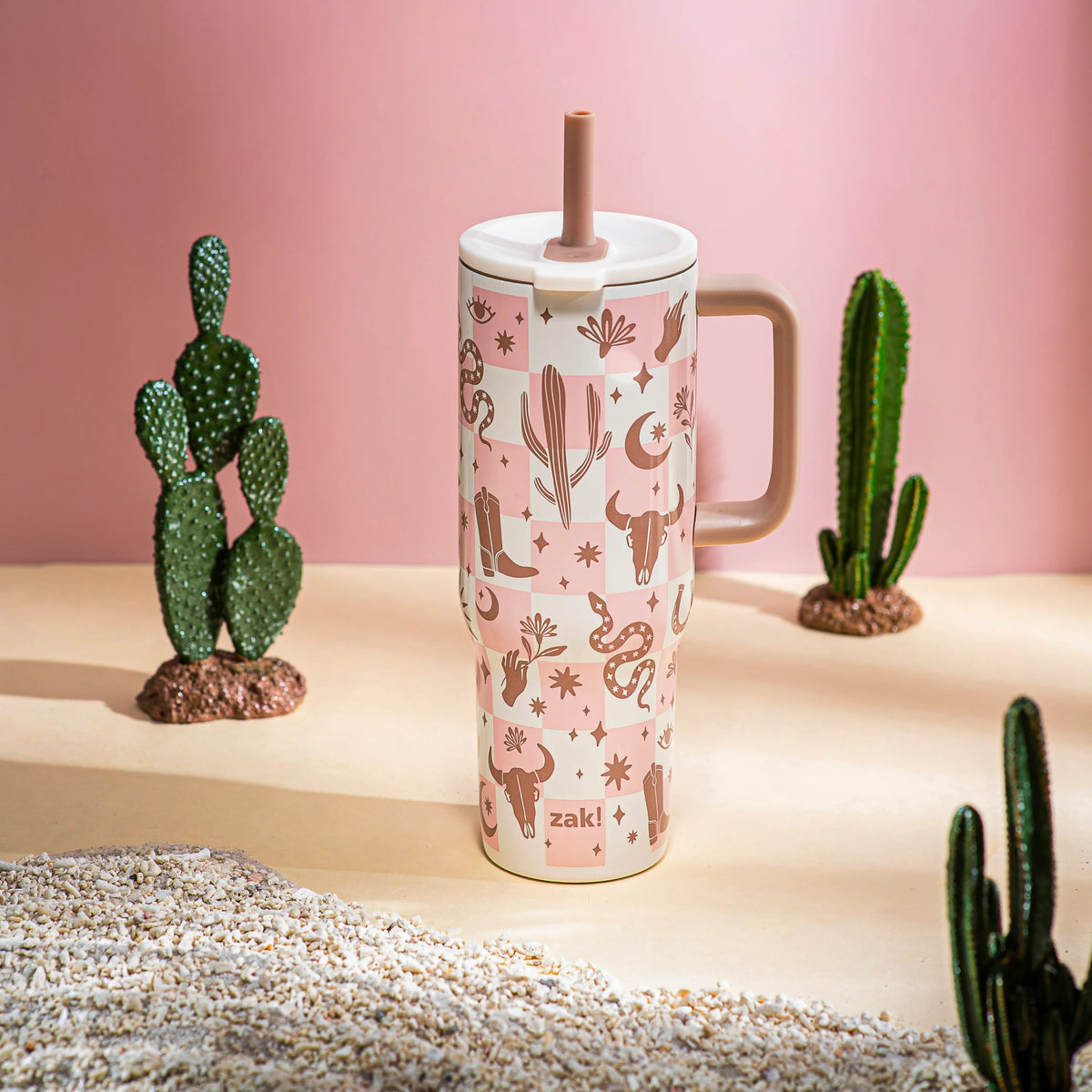Sutton Insulated Straw Tumbler with Splash-Proof Lid - Desert Dreams, 30 ounces
