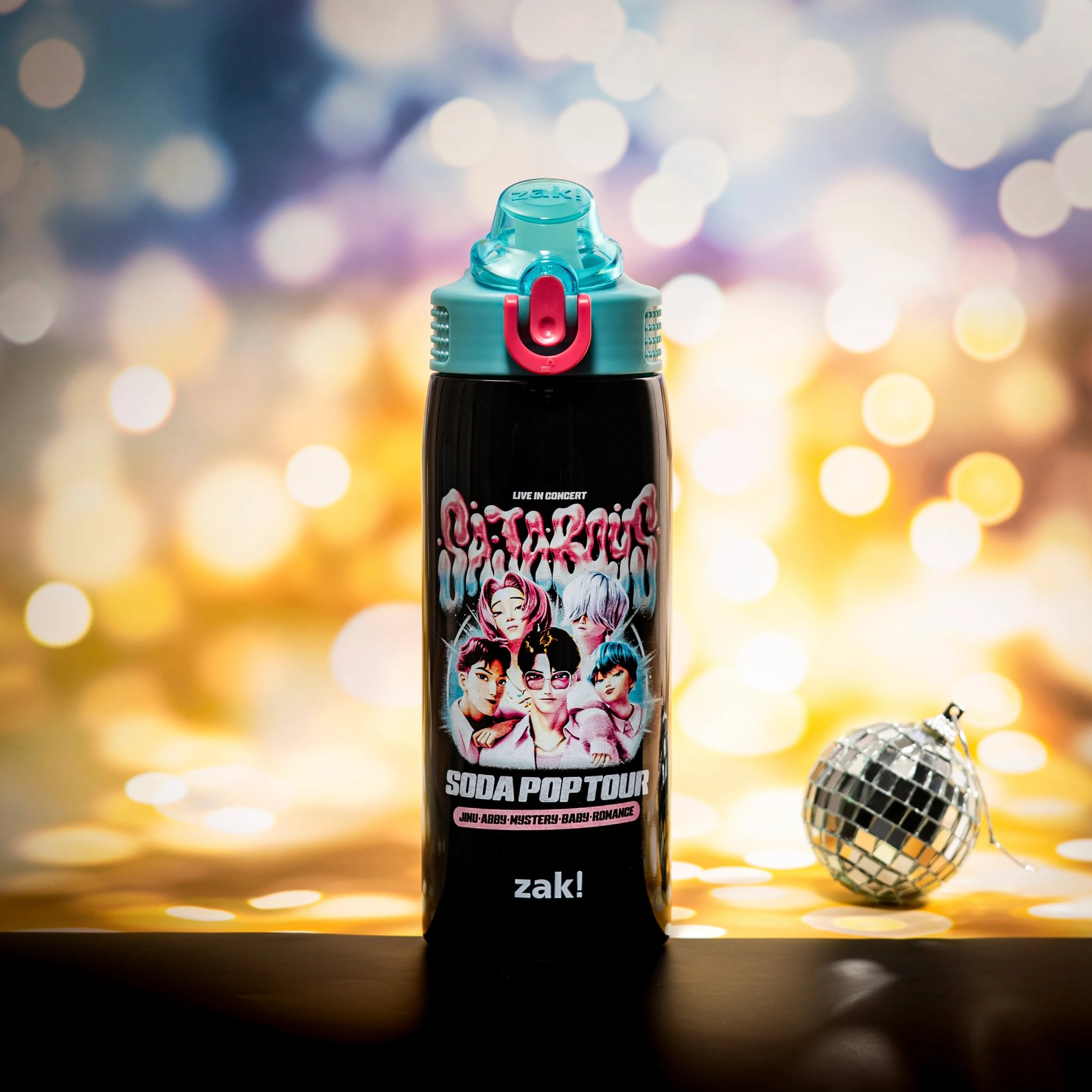 Sage Kids Insulated Water Bottle - KPop Demon Hunters Saja Boys , 19 ounces
