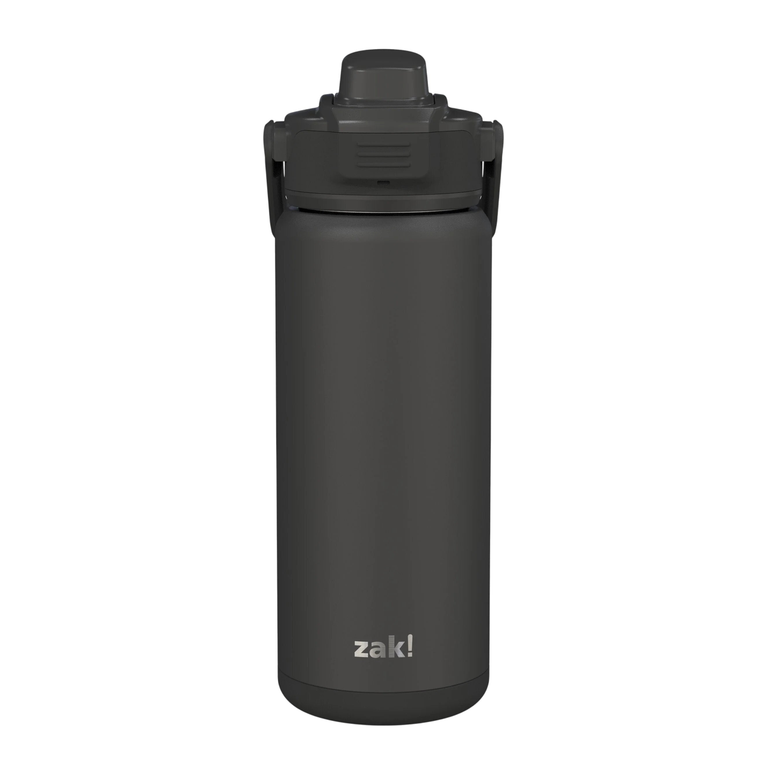 Beacon Stainless Steel Insulated Kids Water Bottle with Covered Spout - Ebony, 20 Ounces