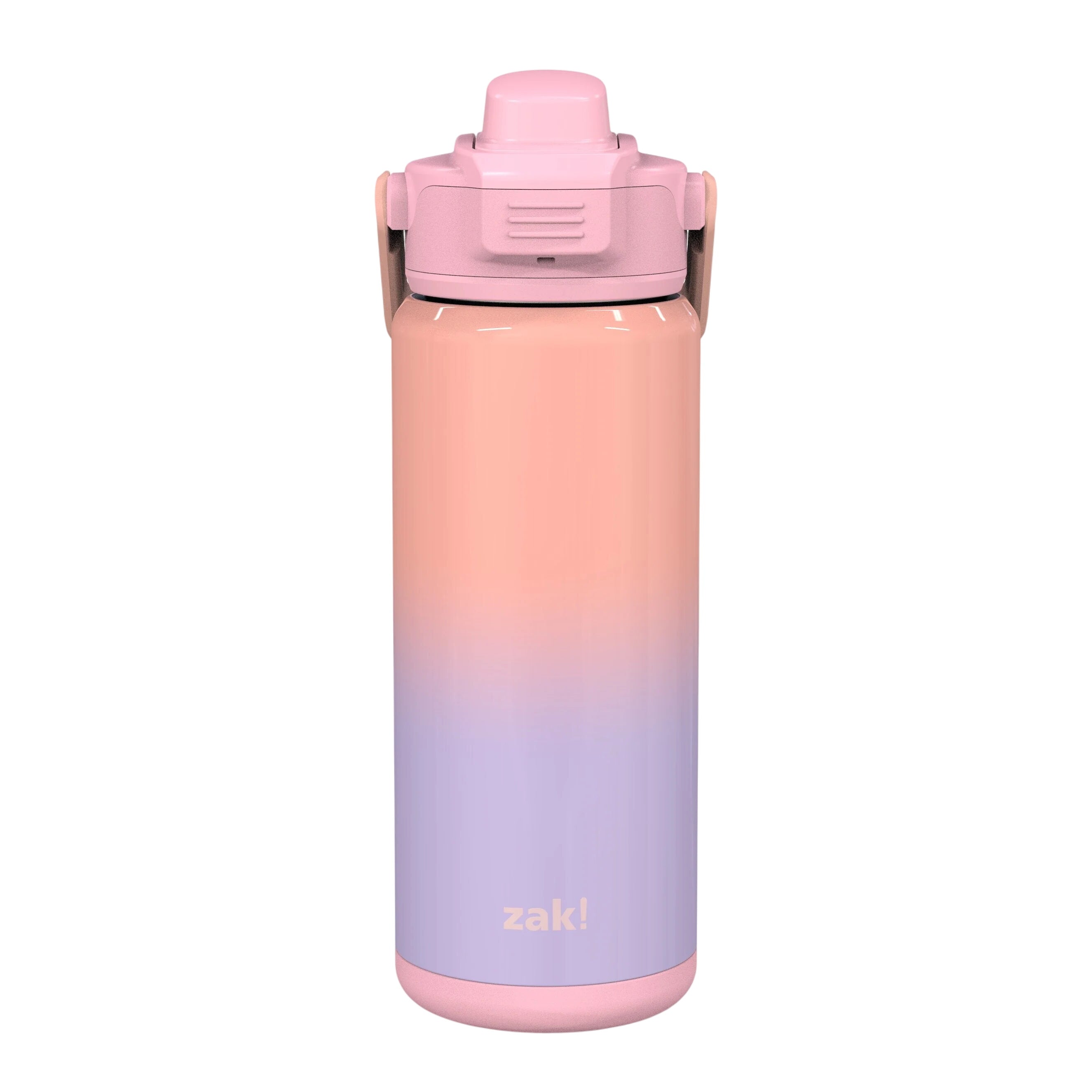 Beacon Stainless Steel Insulated Kids Water Bottle with Covered Spout - Ombre Lavendar, 20 Ounces