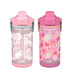 Beacon 2-Piece Kids Water Bottle Set with Covered Spout - Unicorn and Flower Power, 16 Ounces