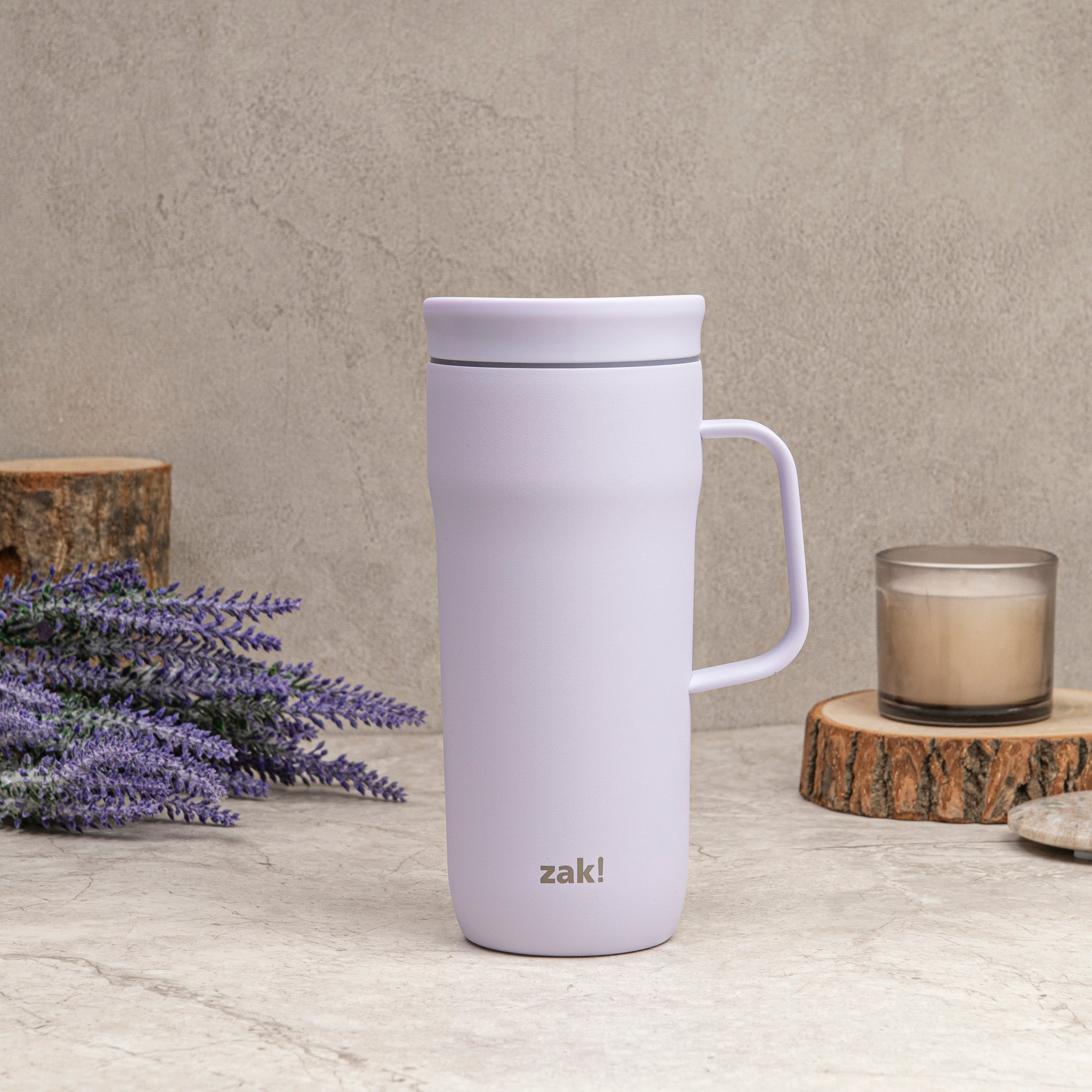Harmony Stainless Steel Insulated Slide Lid Tumbler - Smoky Lilac, 20 ounces