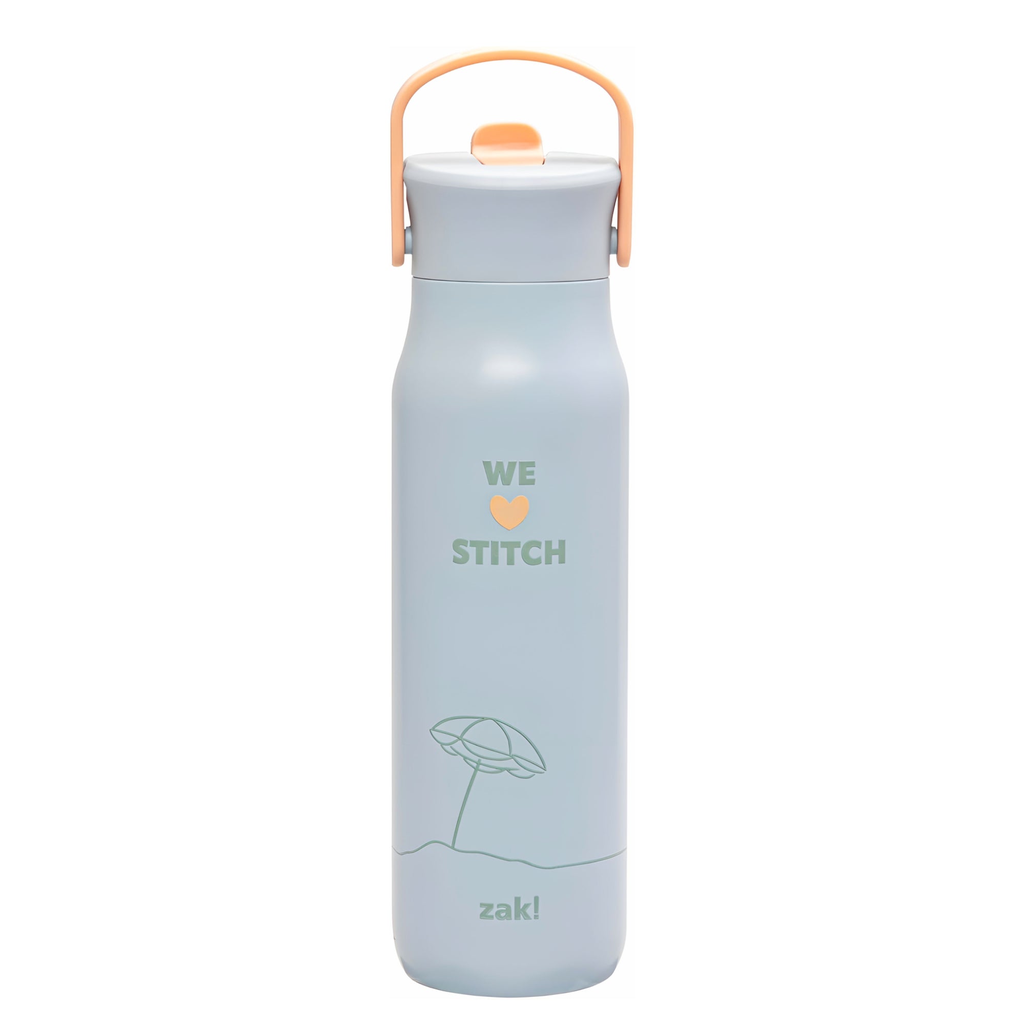 Harmony Stainless Steel Insulated Water Bottle with Flip-Up Straw Spout - Lilo & Stitch, 32 ounces