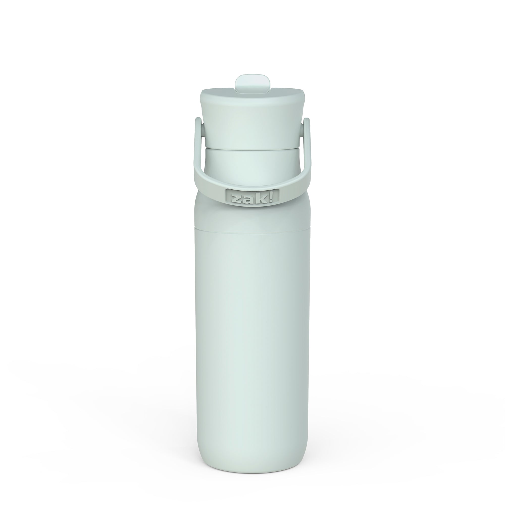 Harmony Recycled Stainless Steel Insulated Water Bottle with Flip-Up Straw Spout - Icicle, 32 ounces