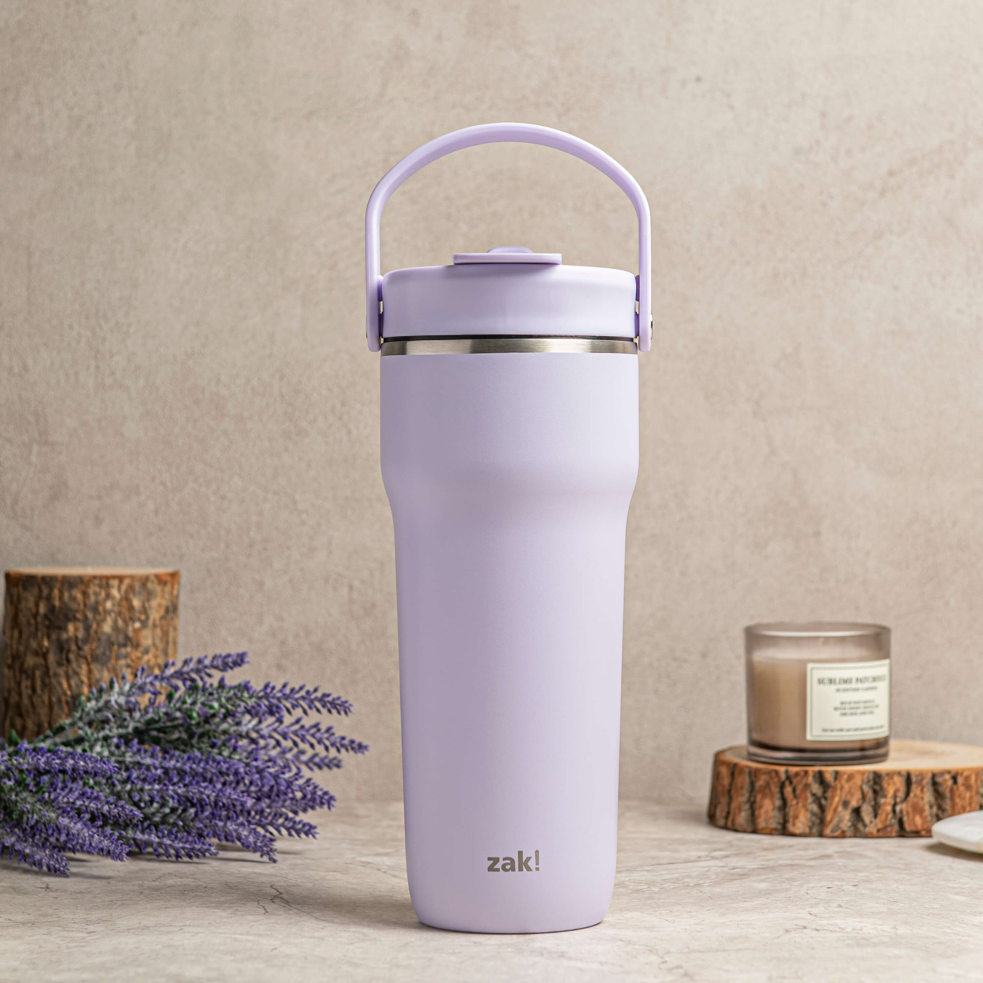 Harmony Recycled Stainless Steel Insulated Hot &amp; Cold Tumbler - Smoky Lilac, 30 ounces