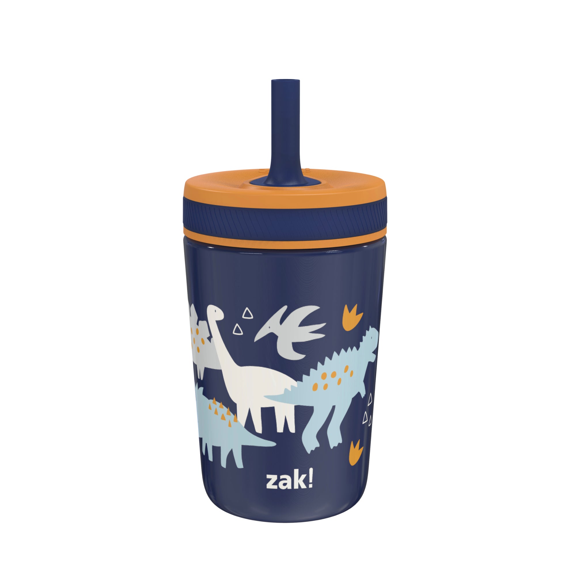 Kelso Kids Insulated Straw Tumbler - Zaksaurus, 12 Ounces