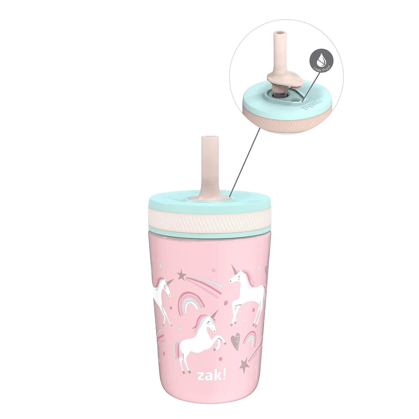 Kelso Kids Insulated Straw Tumbler - Fanciful Unicorn, 12 Ounces