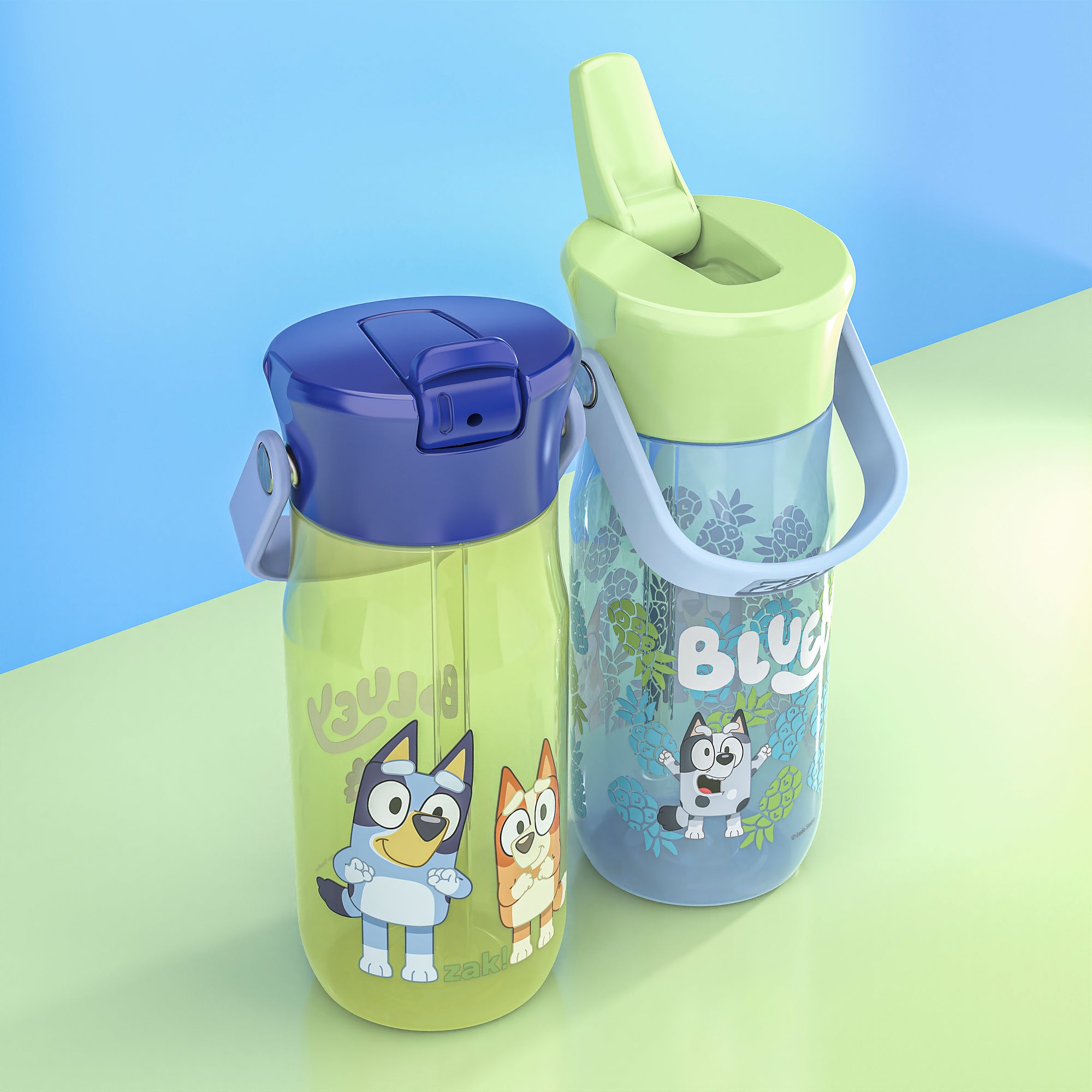 Bluey Harmony 2 Piece Water Bottle Set, 18 ounces