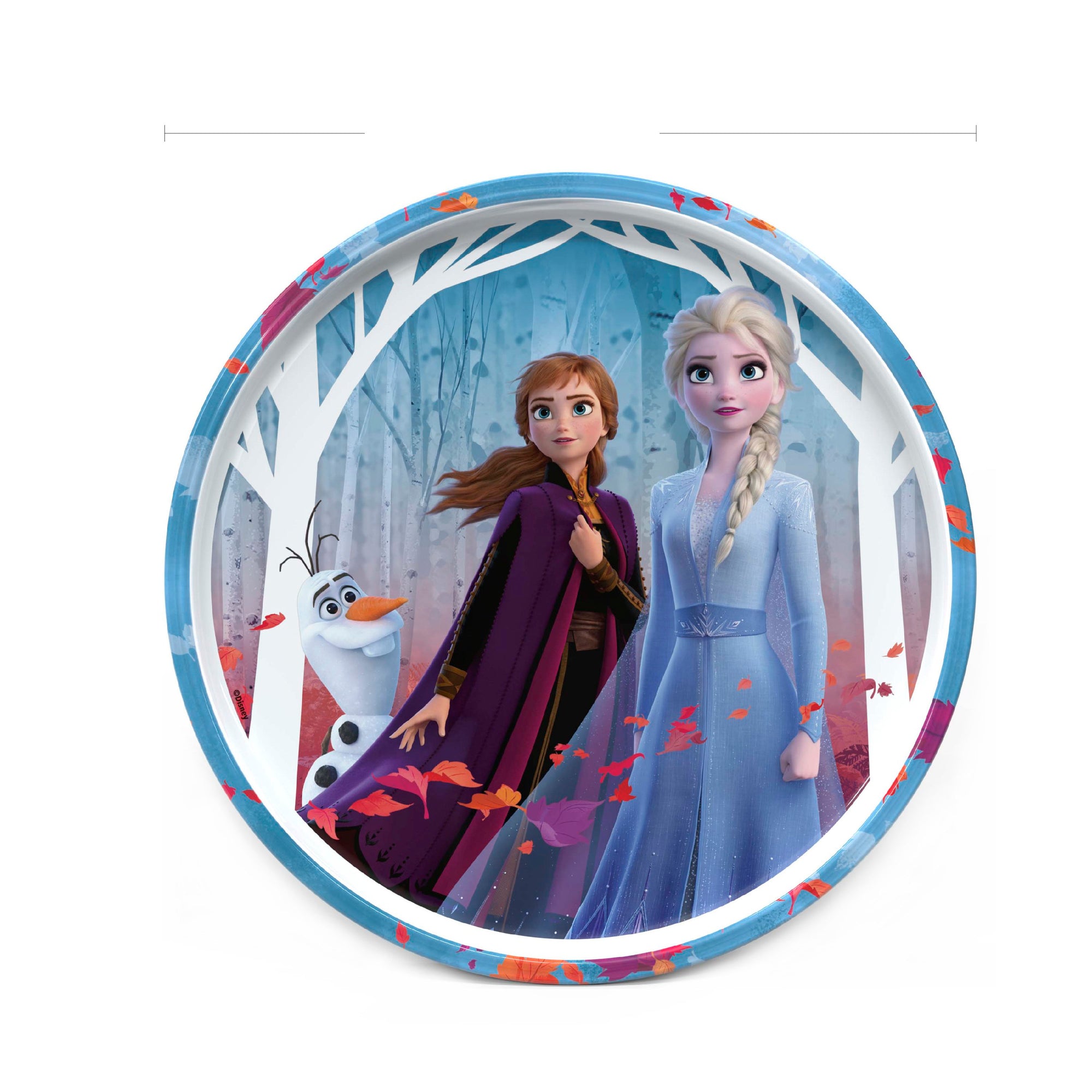 Disney Frozen Melamine Kids Dinnerware Set with Water Bottle