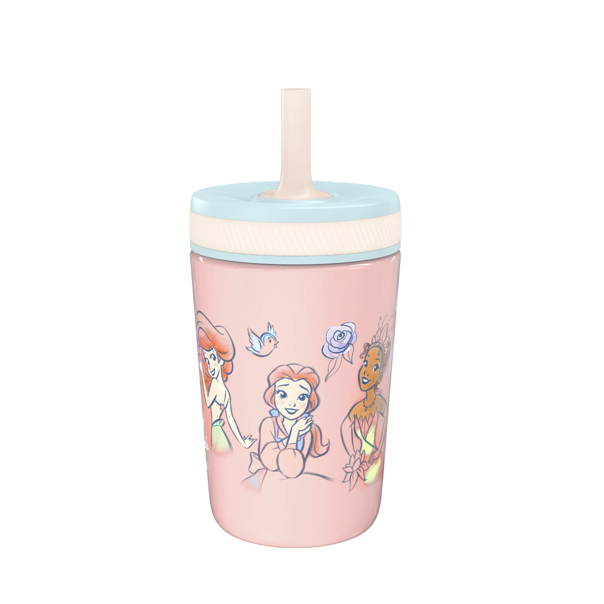 Disney Princess Kelso Kids Insulated Straw Tumbler - 12 Ounces