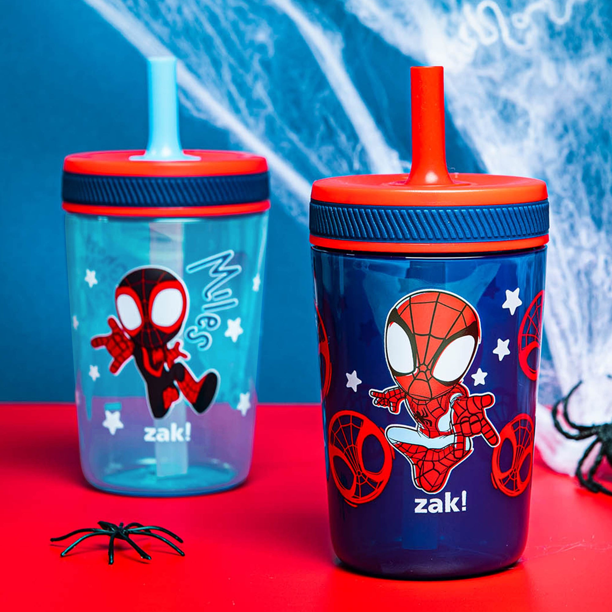 Spidey Spider-Man Kelso Kids Leak Proof Tumbler with Lid and Straw - 15 Ounces