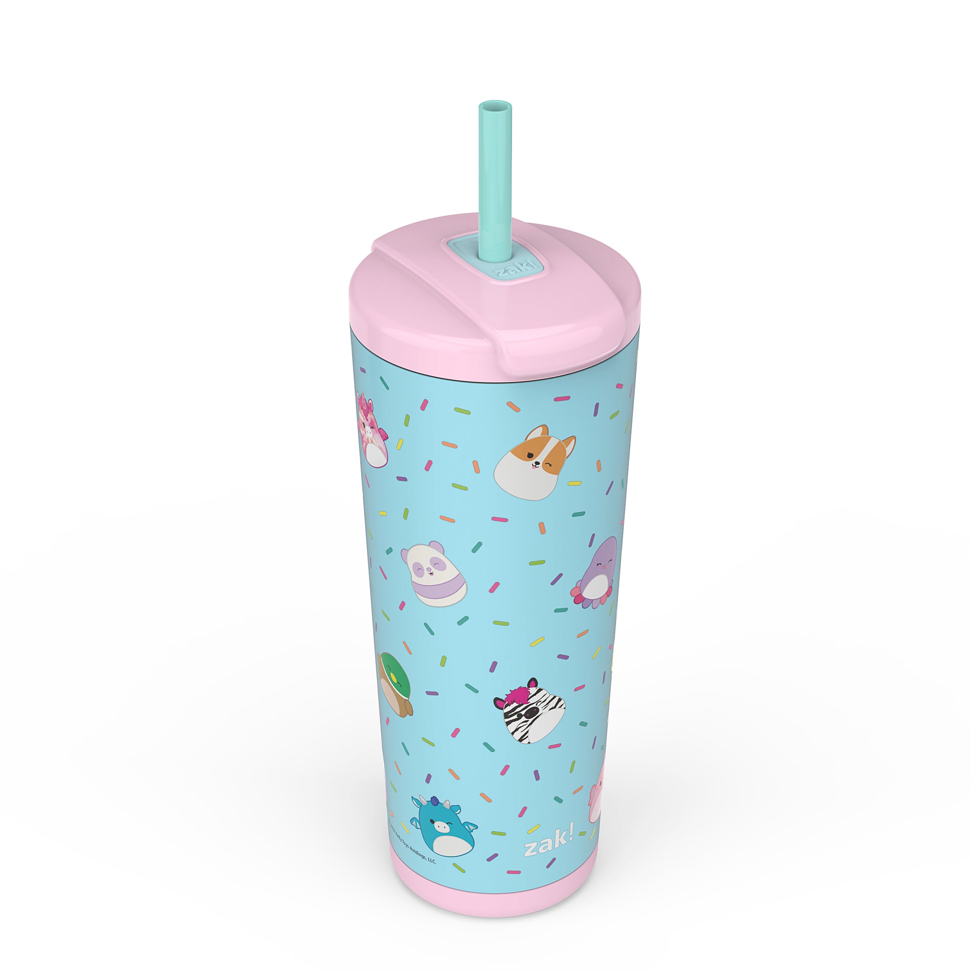 Squishmallows Beacon Insulated Cold Beverage Straw Tumbler - 24 ounces