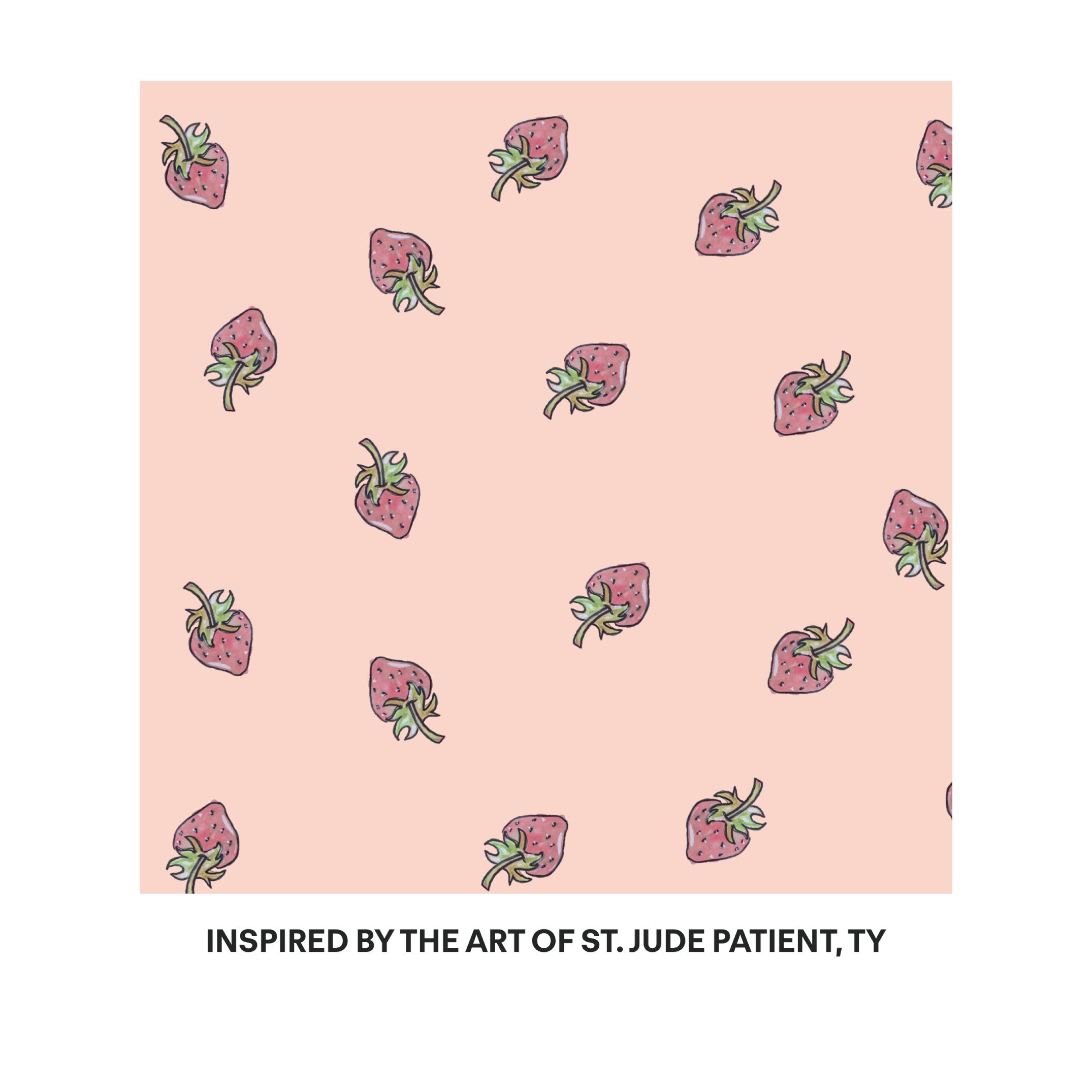 Art Strawberry Harmony Stainless Steel Kids Water Bottle with Straw Spout, 14 ounces