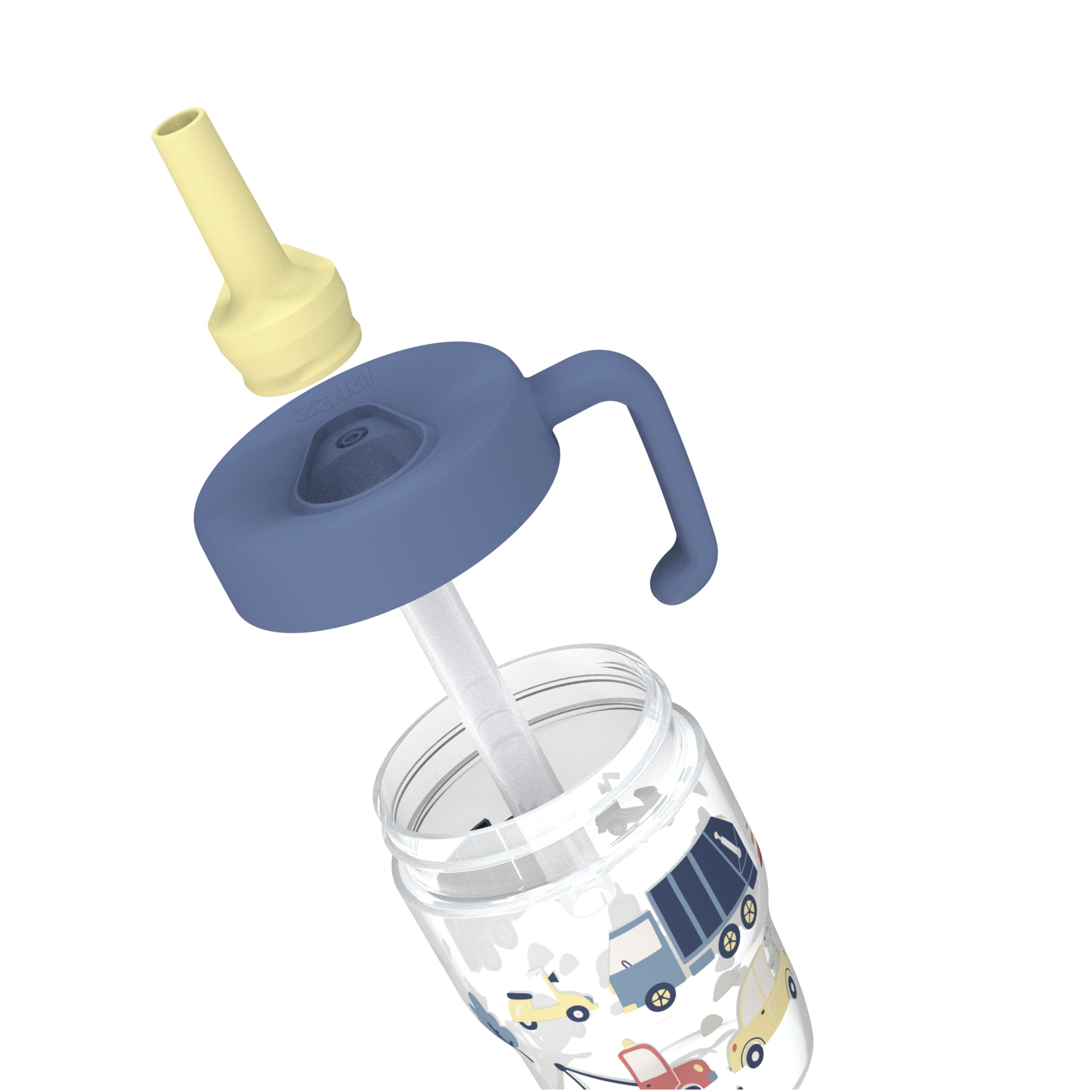 Capri zak tumbler disassembled pieces for easy cleaning