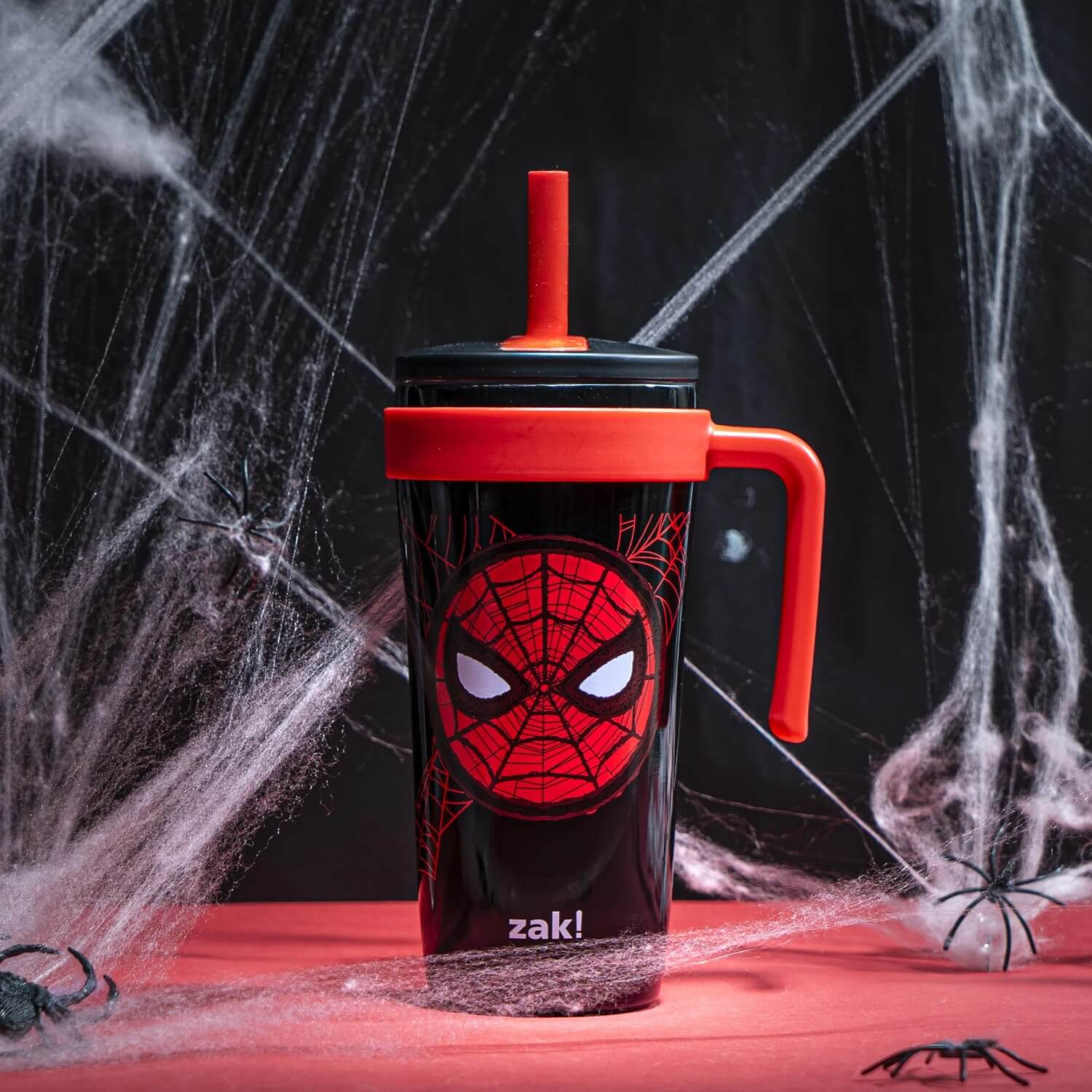 Kids Spiderman Straw Tumbler from Zak Designs - 18 ounces stainless steel