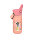 Disney Princess Harmony Recycled Stainless Steel Kids Water Bottle with Straw Spout, 14 ounces