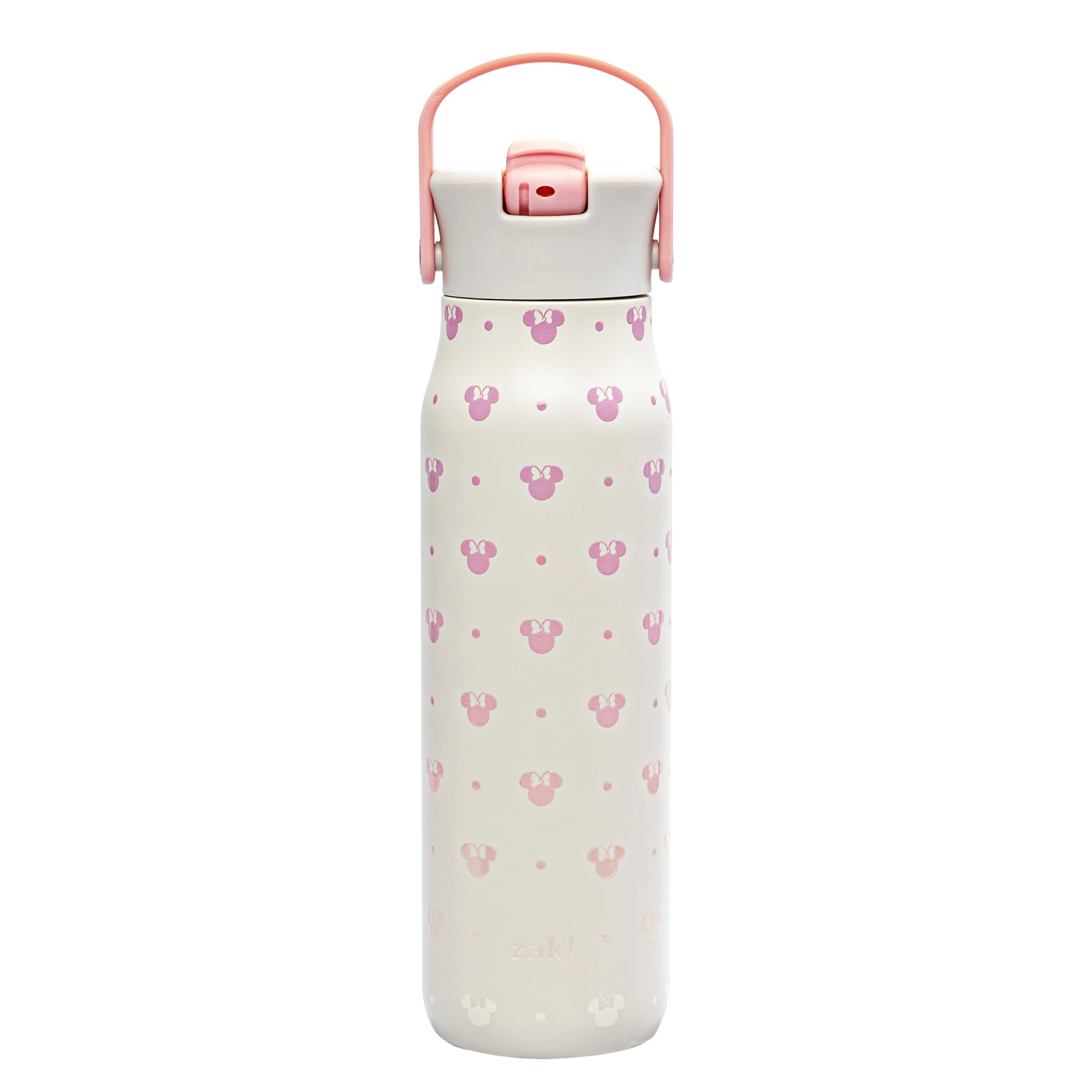 Harmony Stainless Steel Water Bottle with Flip-Up Straw Spout - Minnie Mouse, 32 ounces