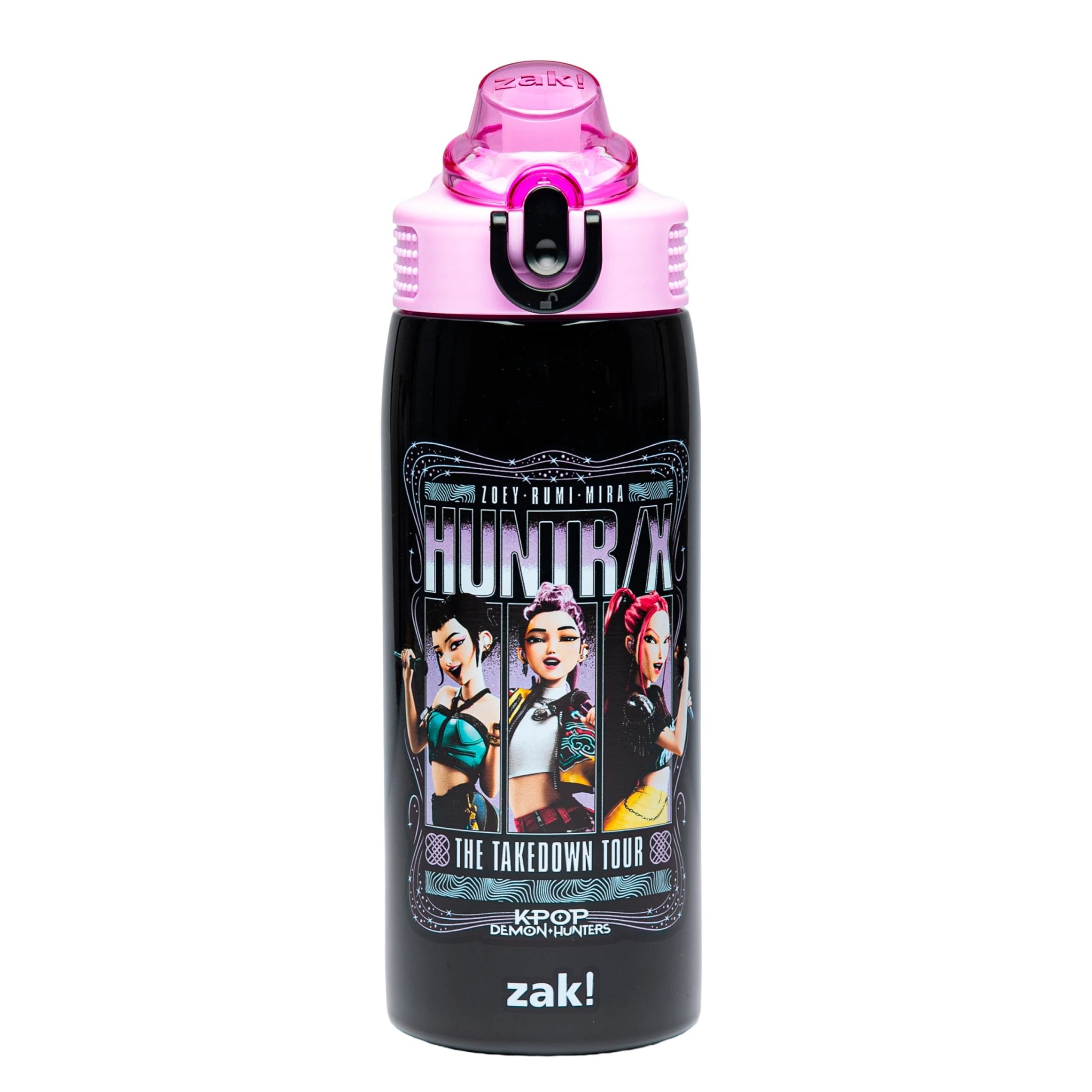 Sage Kids Insulated Water Bottle - KPop Demon Hunters Takedown Tour , 19 ounces