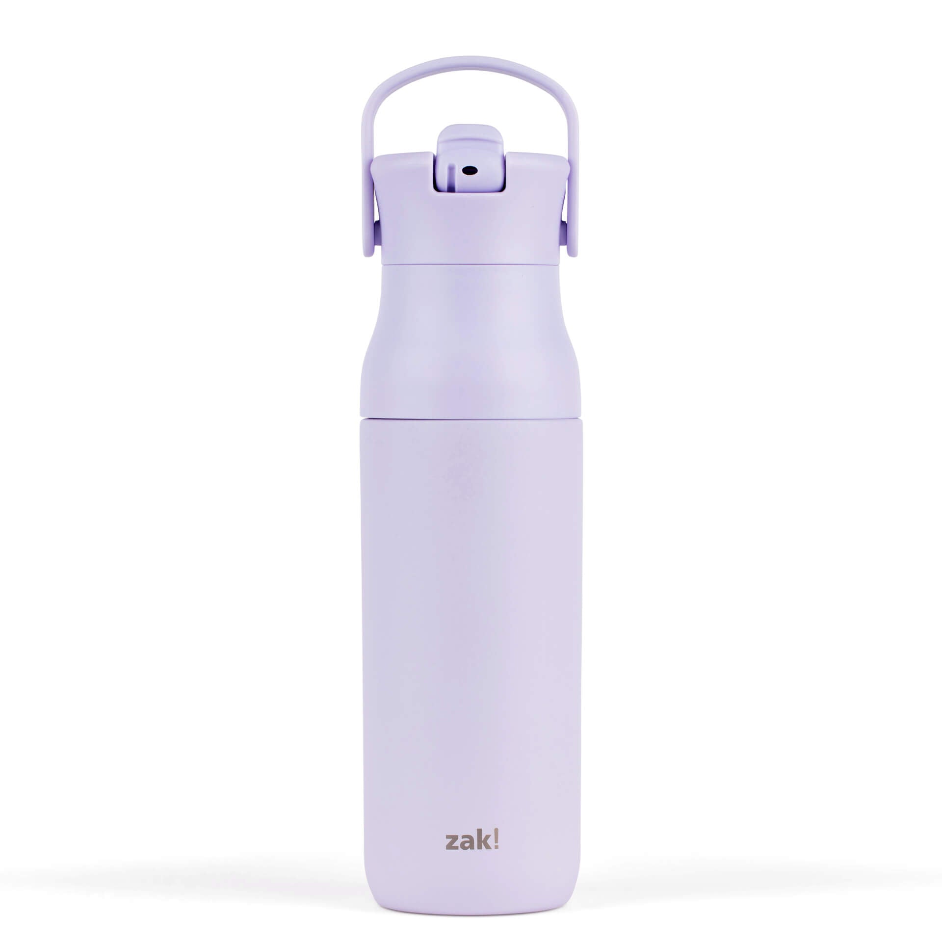 Harmony Recycled Stainless Steel Insulated Water Bottle with Flip-Up Straw Spout - Smoky Lilac, 32 ounces