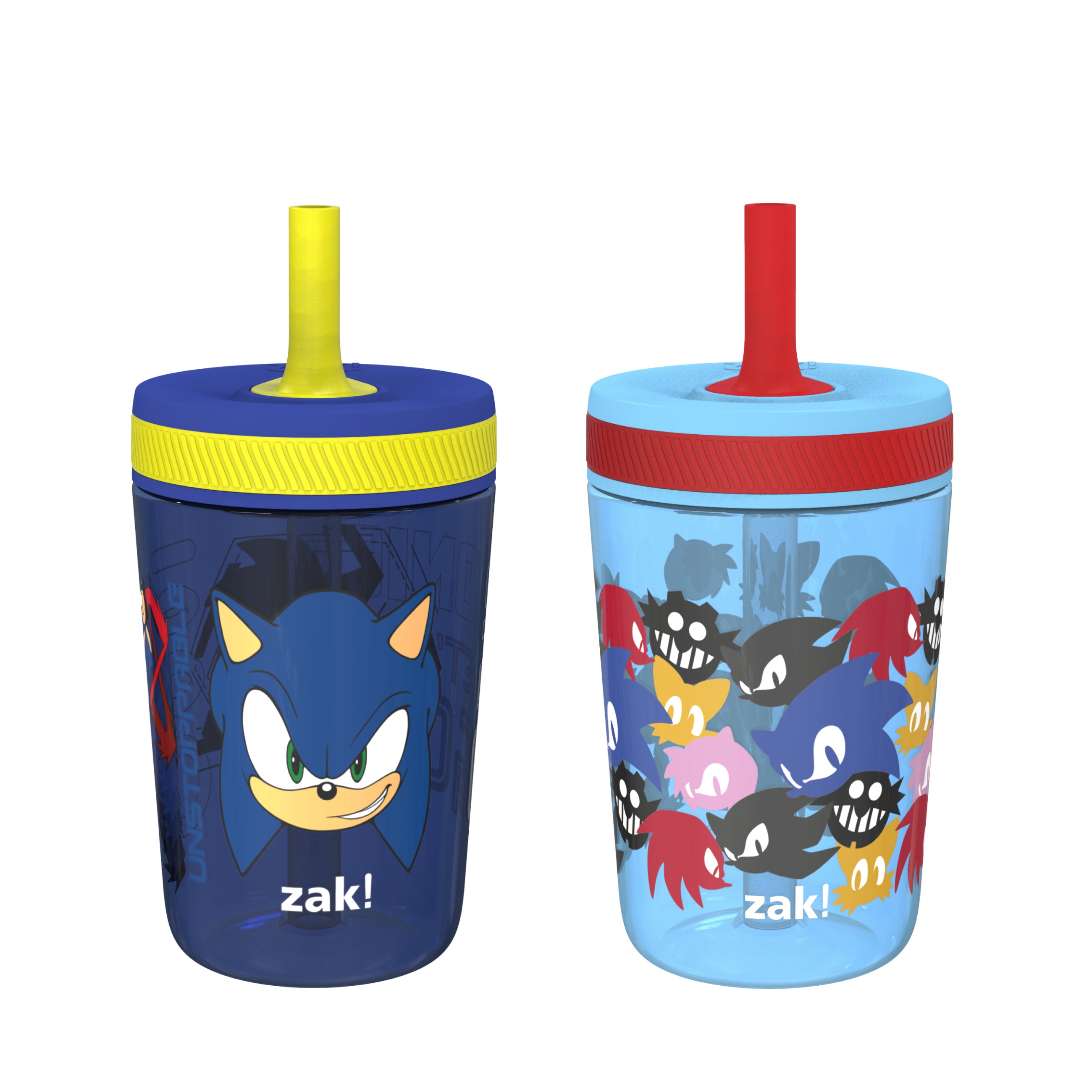 Sonic the Hedgehog Kelso Kids Leak Proof Tumbler with Lid and Straw - 15 Ounces