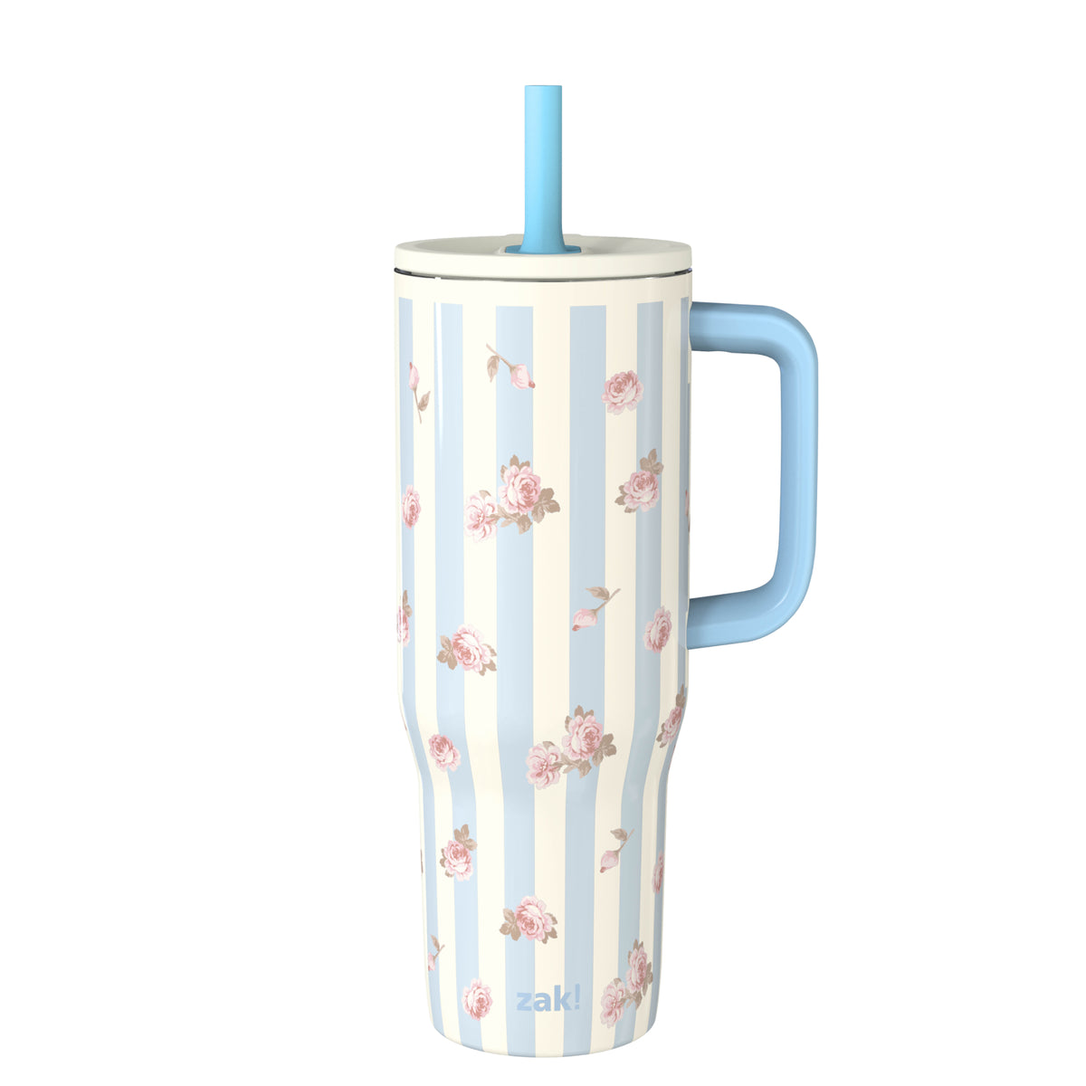 Sutton Insulated Straw Tumbler with Splash-Proof Lid - Royal Rose, 30 ounces