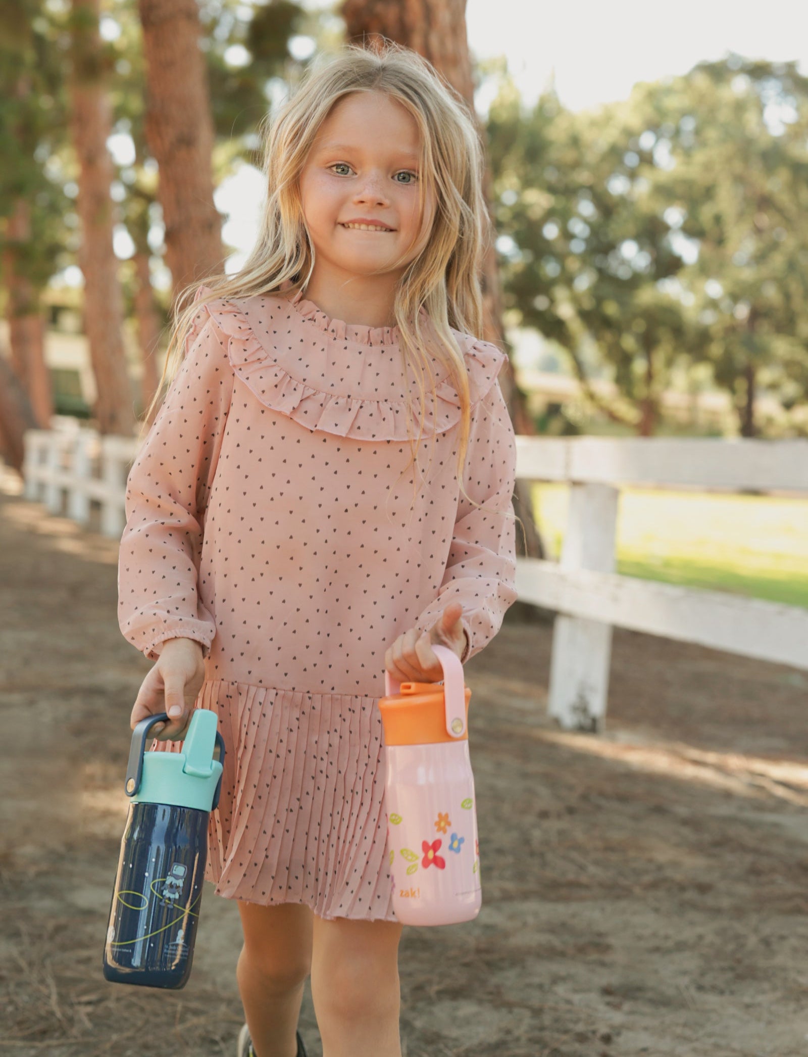 Zak Harmony kids water bottles - St. Jude patient artwork