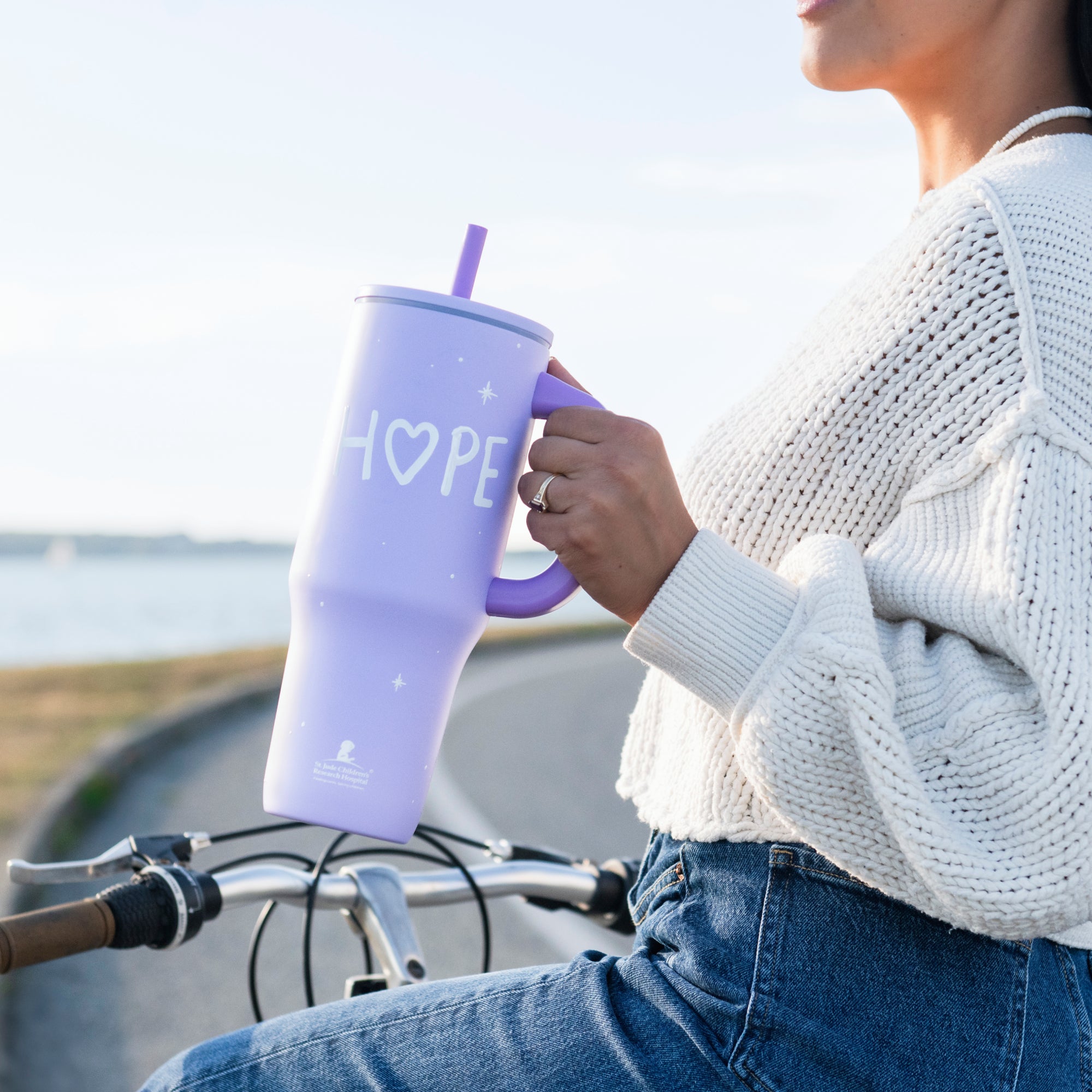 Sutton Insulated Straw Tumbler Shine Bright - Hope, 40 ounces