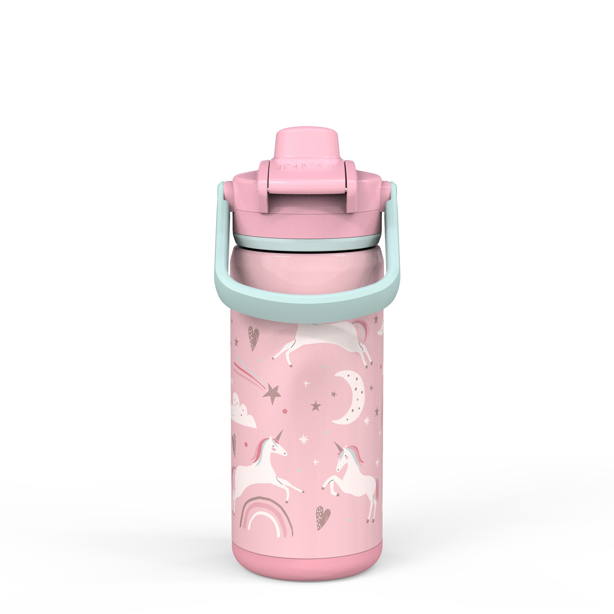 Beacon Stainless Steel Insulated Kids Water Bottle with Covered Spout - Unicorn, 14 Ounces