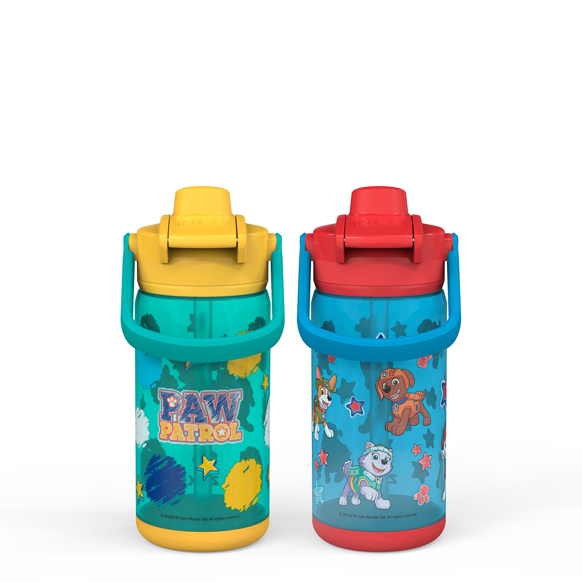 PAW Patrol Beacon 2-Piece Kids Water Bottle Set with Covered Spout, 16 Ounces