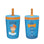Blippi Kelso Kids Leak Proof Tumbler with Lid and Straw