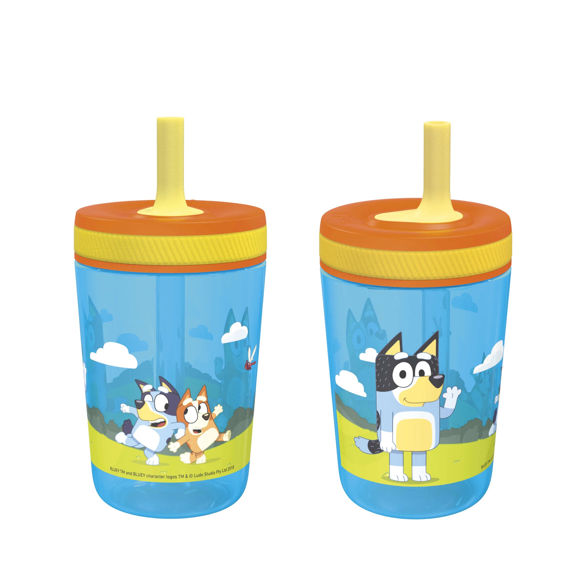 Bluey Kelso Kids Leak Proof Tumbler with Lid and Straw