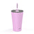 Alfalfa Vacuum Insulated Stainless Steel Straw Tumbler - Lilac, 20 Ounce