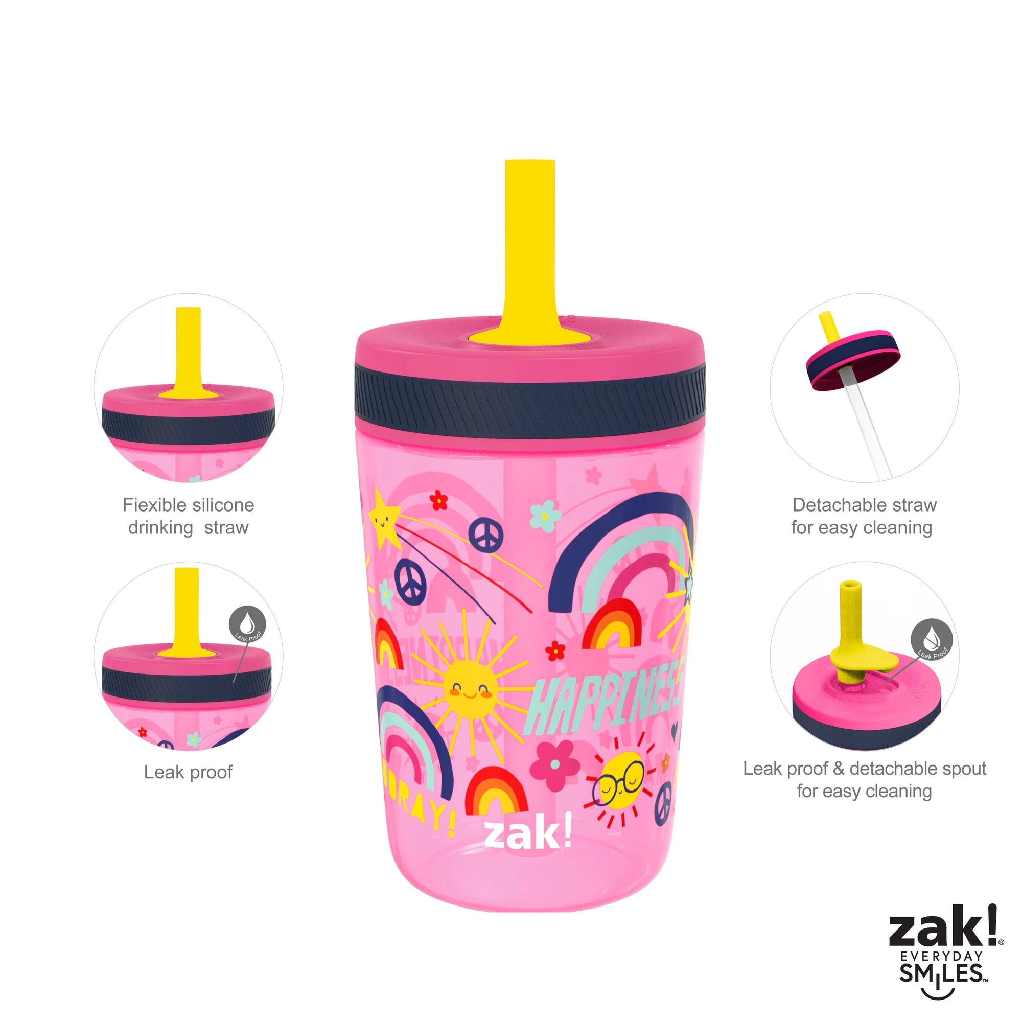 Starpower Kelso Kids Leak Proof Tumbler with Lid and Straw