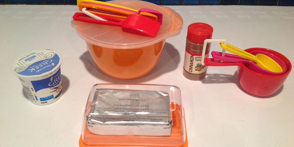 Fruit Dip in a Lunch Container Recipe —